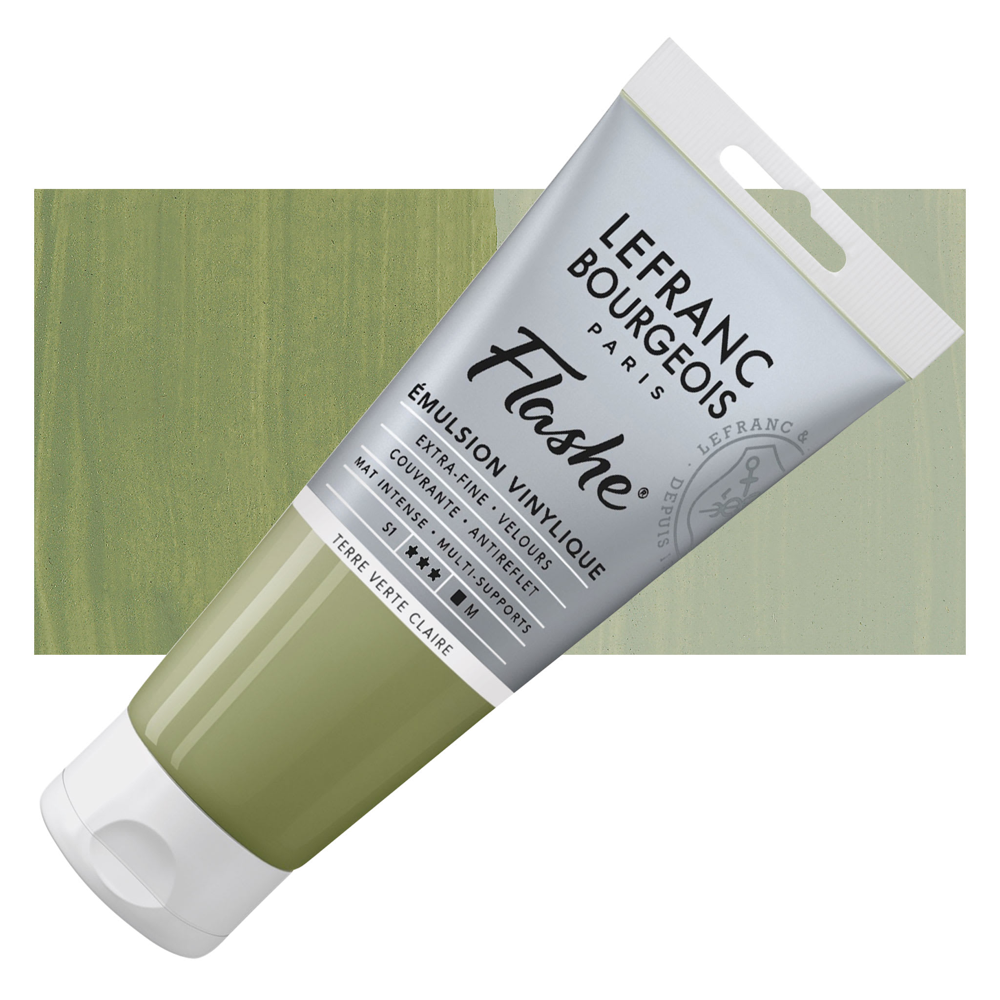 Lefranc & Bourgeois Flashe Vinyl Paint - Light Green Earth, 80 ml