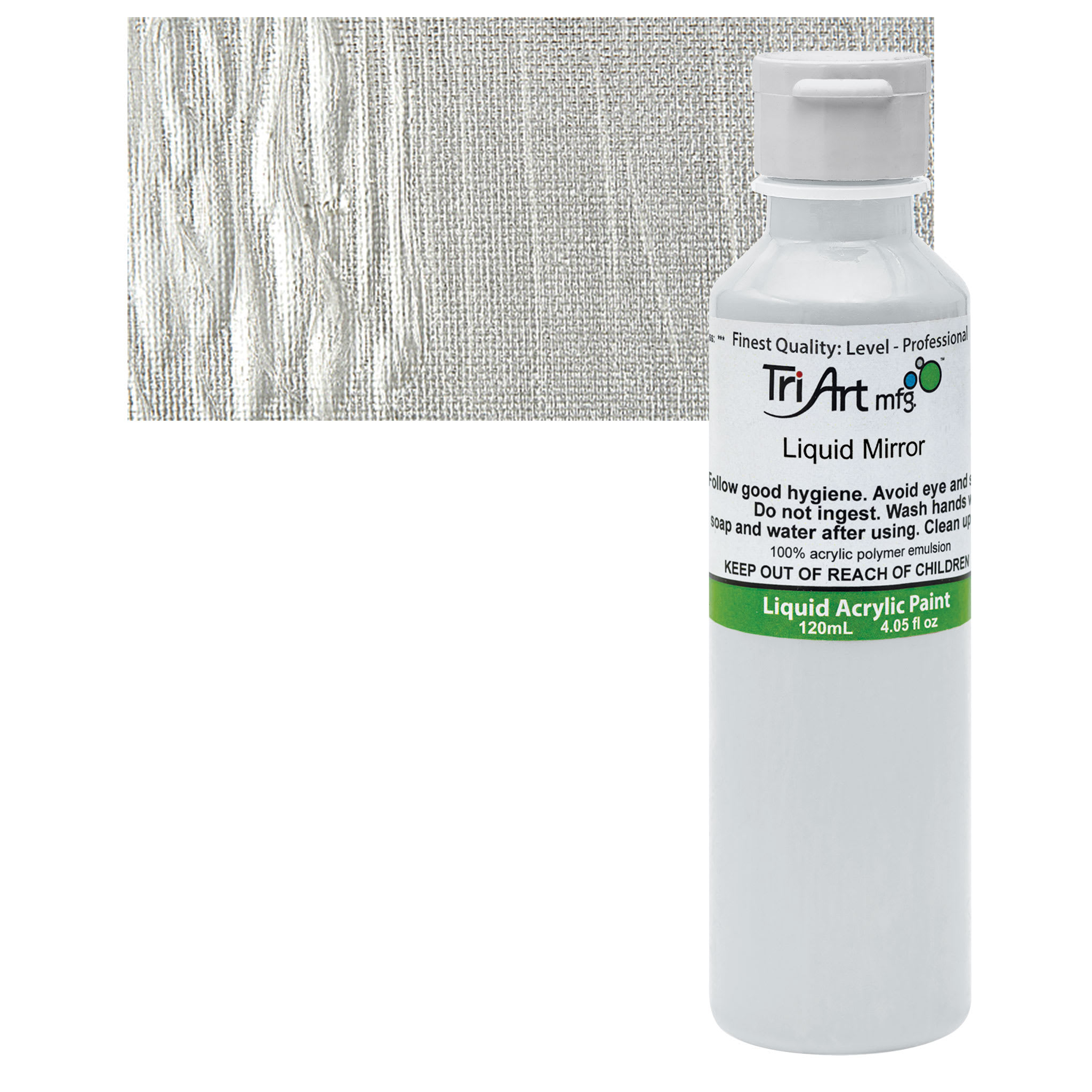 Tri-Art Liquid Artist Acrylics - Liquid Mirror, 120 ml bottle