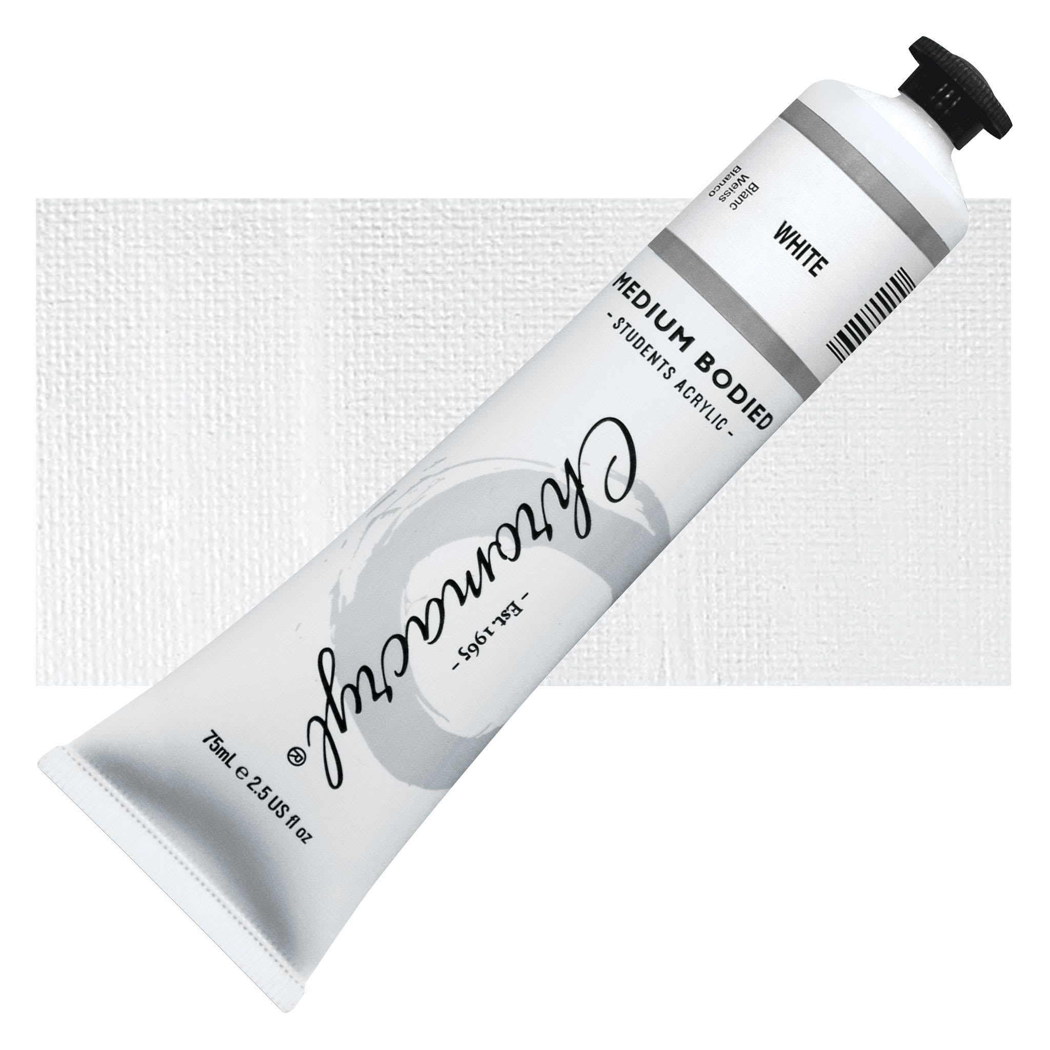 Chromacryl Students' Acrylics - White, 2.5 oz tube