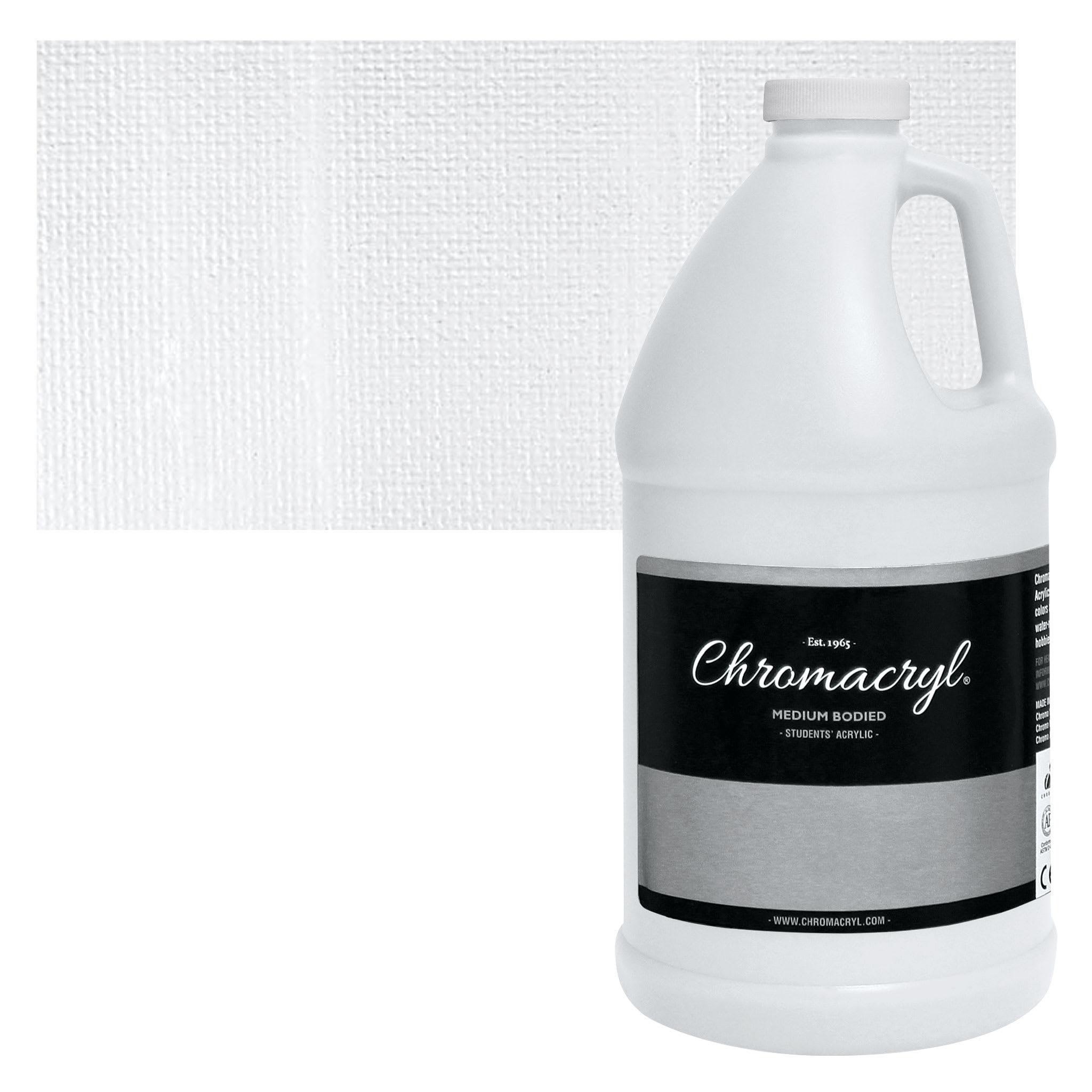 Chromacryl Students' Acrylics - White, 64 oz bottle
