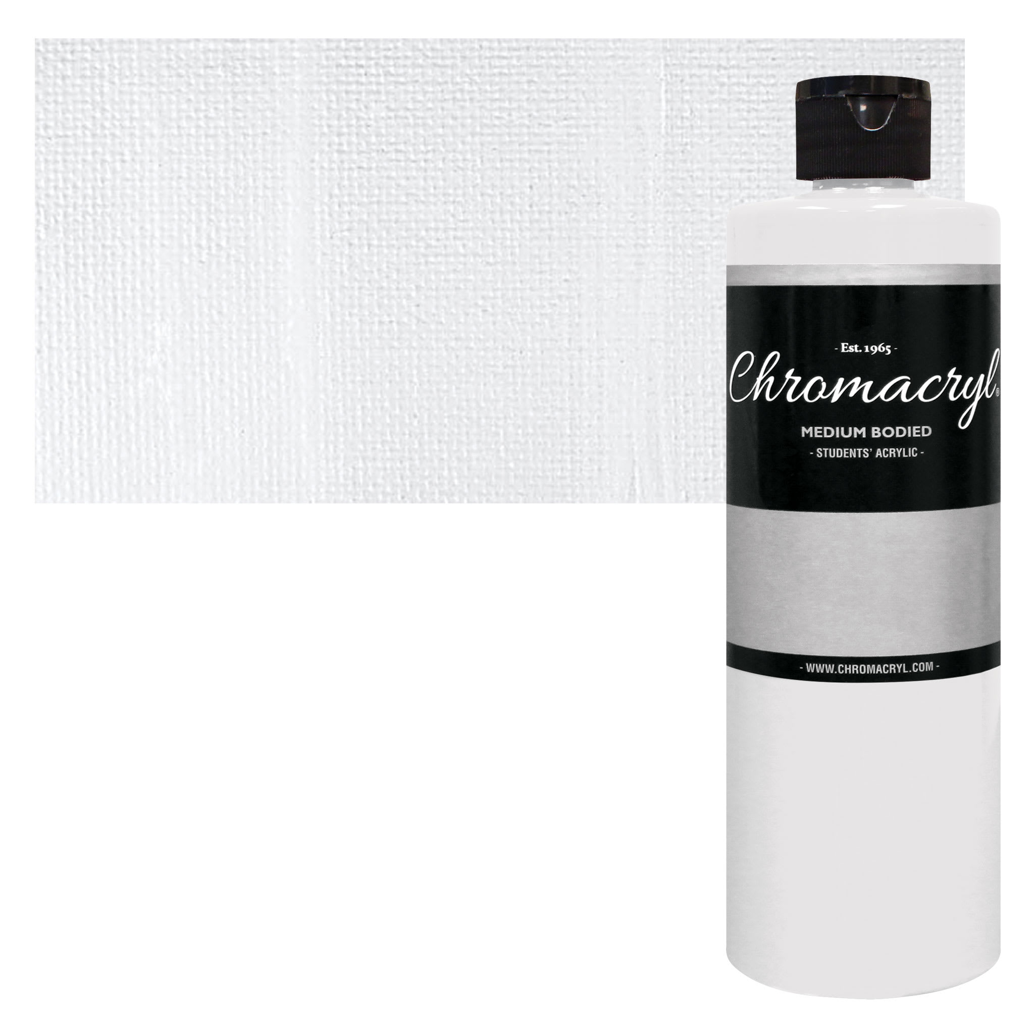Chromacryl Students' Acrylics - White, 16 oz bottle