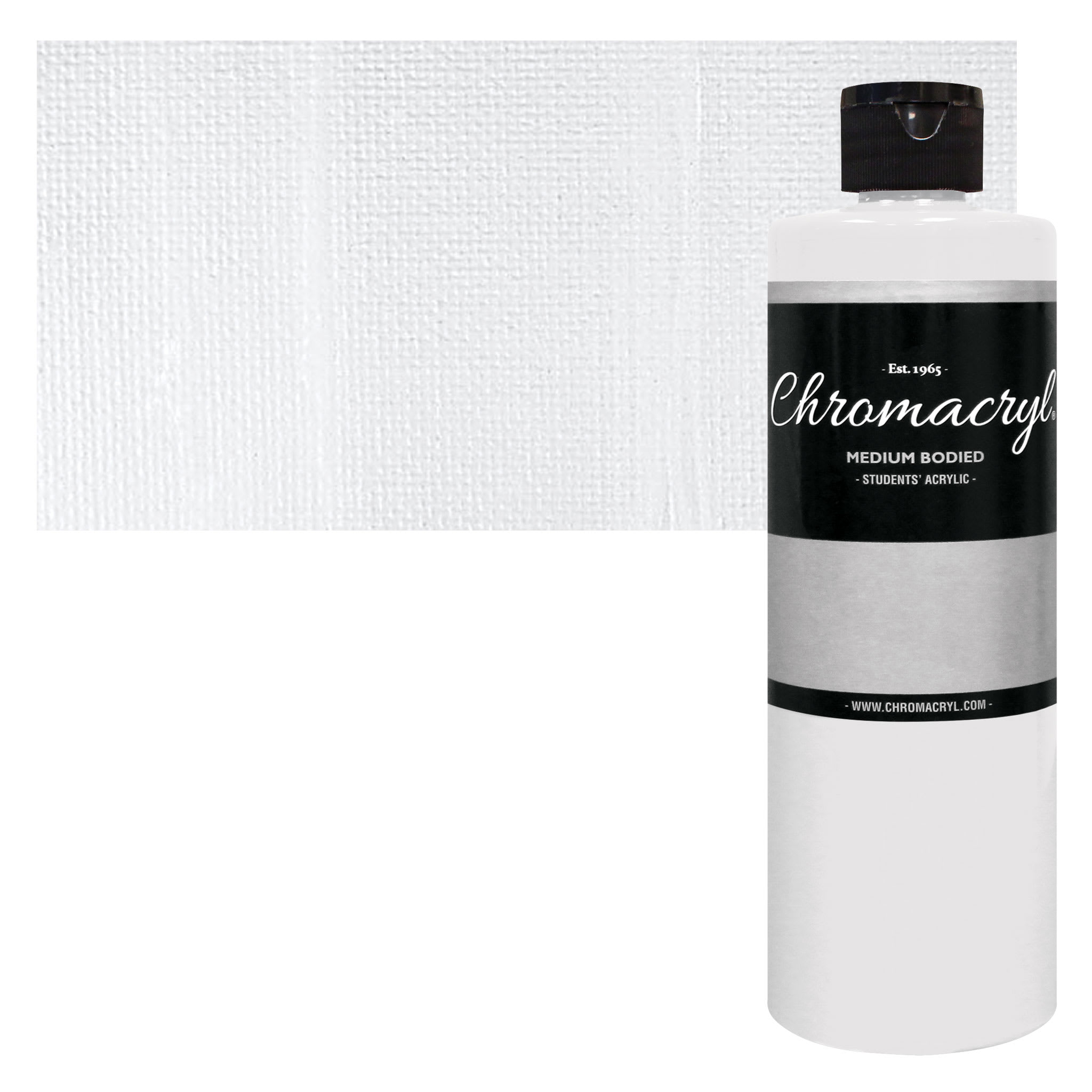 Chroma 1465473 Premium Students Acrylic Paint, Pint, -Blockout White