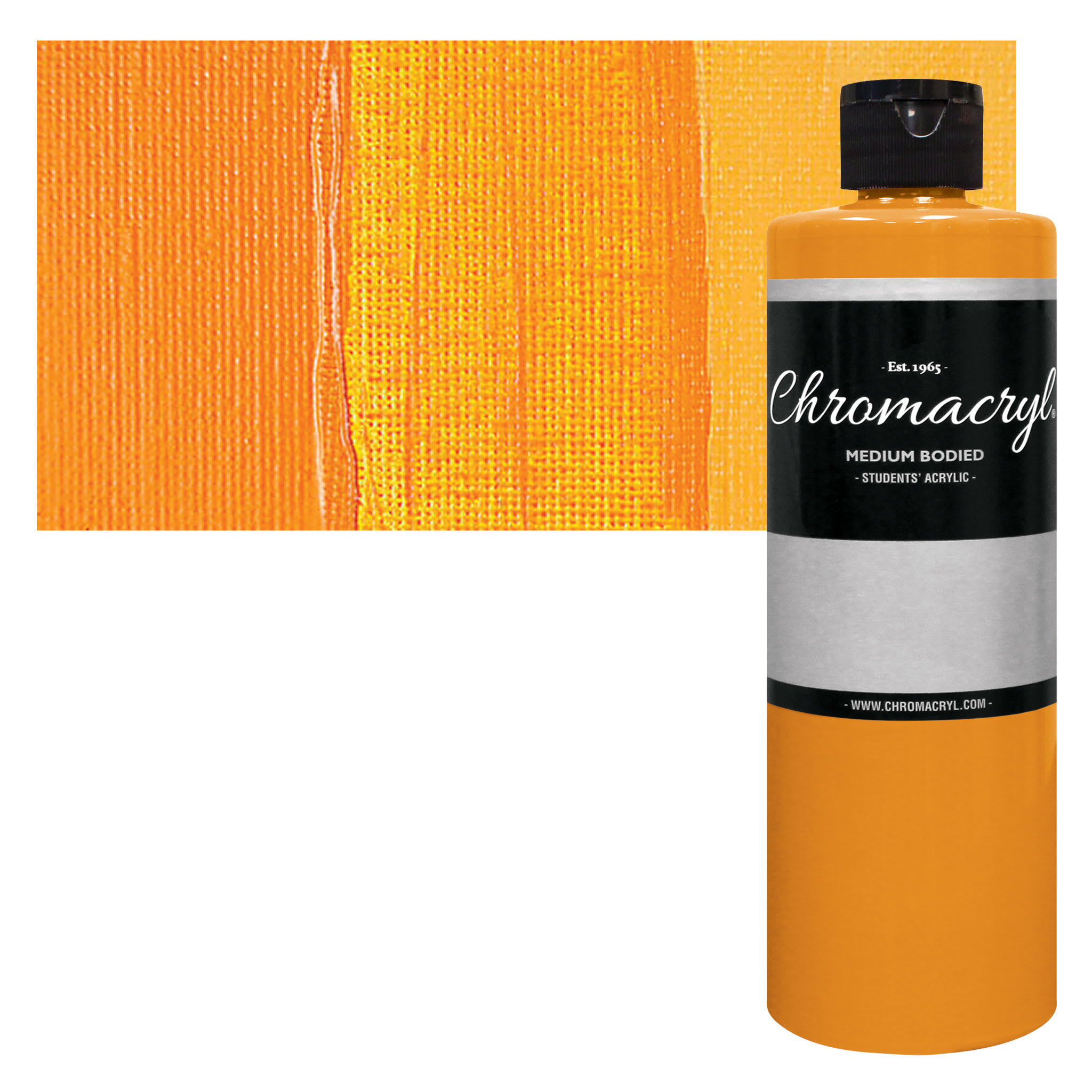 Chromacryl Students' Acrylics - Warm Yellow, 16 oz bottle