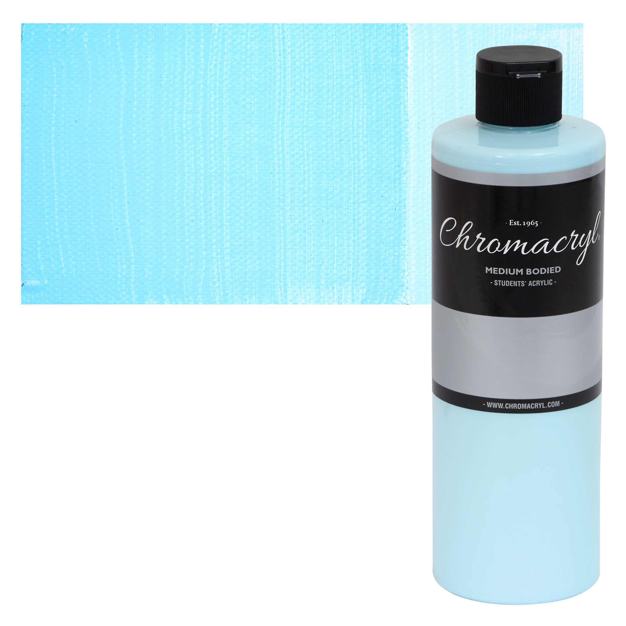 Chromacryl Students' Acrylics - Pastel Blue, 16 oz bottle