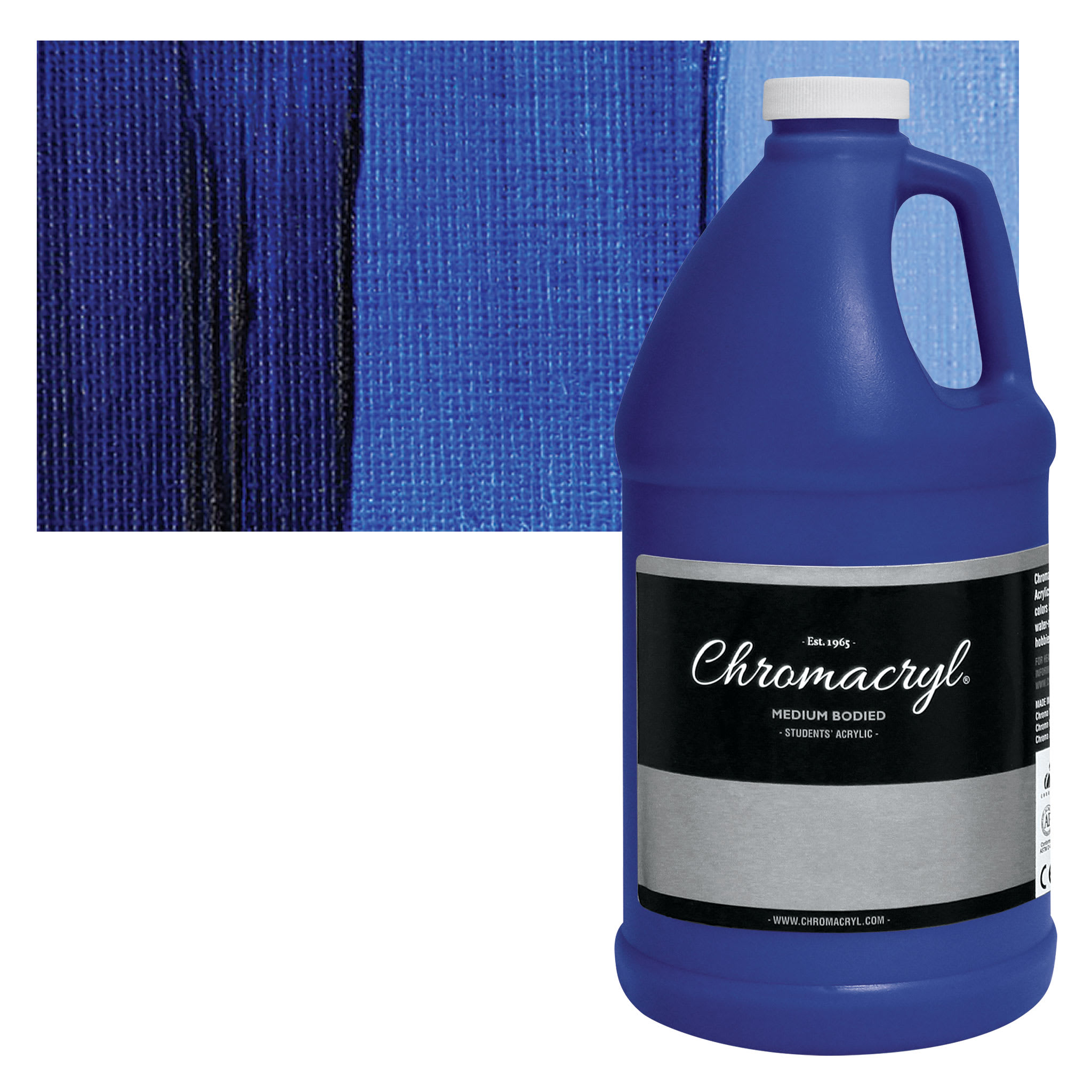 Chromacryl Students' Acrylics - Warm Blue, 64 oz bottle