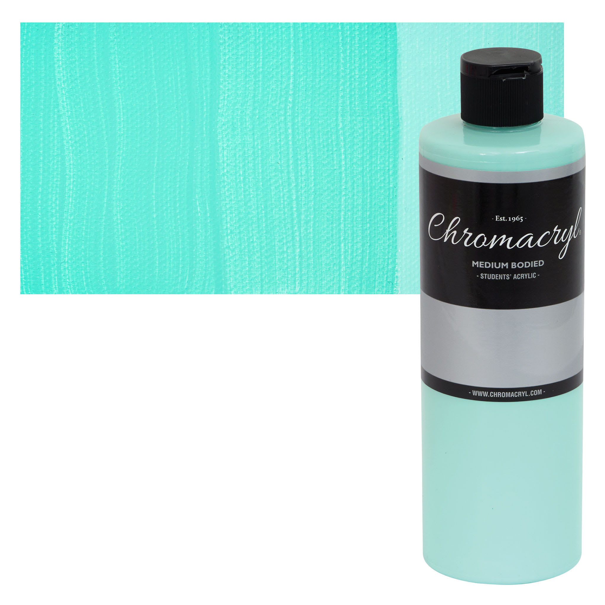 Chromacryl Students' Acrylics - Pastel Green, 16 oz bottle