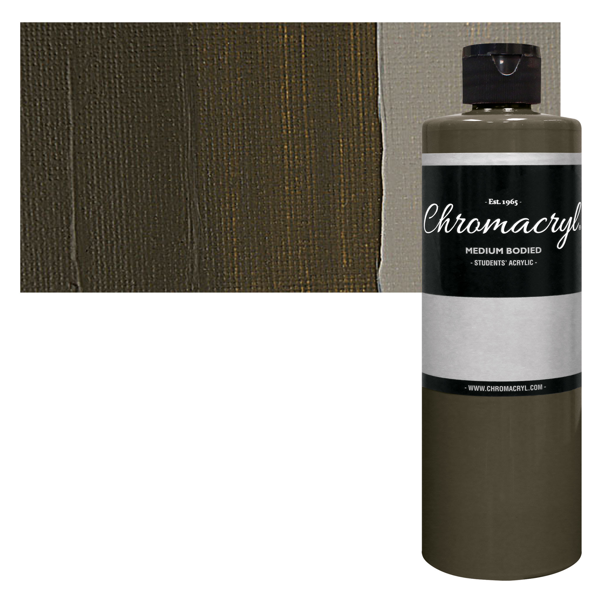 Chroma Inc. Chromacryl Students' Acrylic Paints Raw Umber 2 Liters