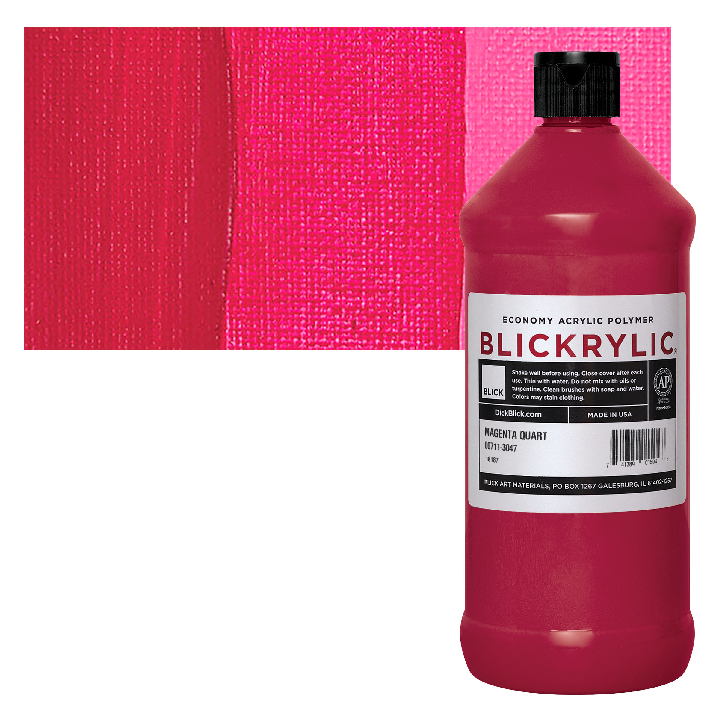 Blickrylic Student Acrylics - Magenta, Quart
