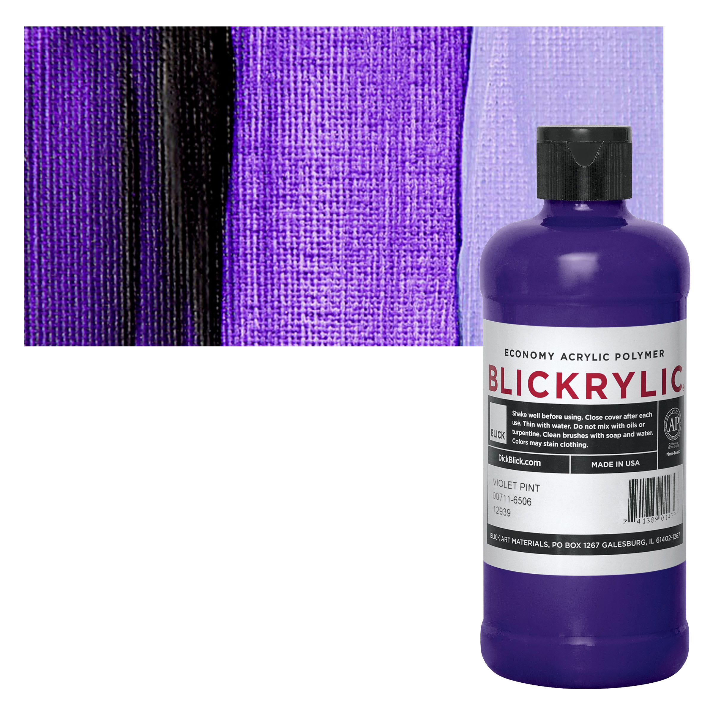 Blickrylic Student Acrylics - Violet, Pint