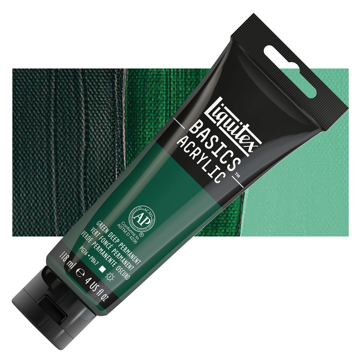 Liquitex® BASICS® 4 oz Acrylic Paint in 350 Deep Green Permanent | 4 fl oz