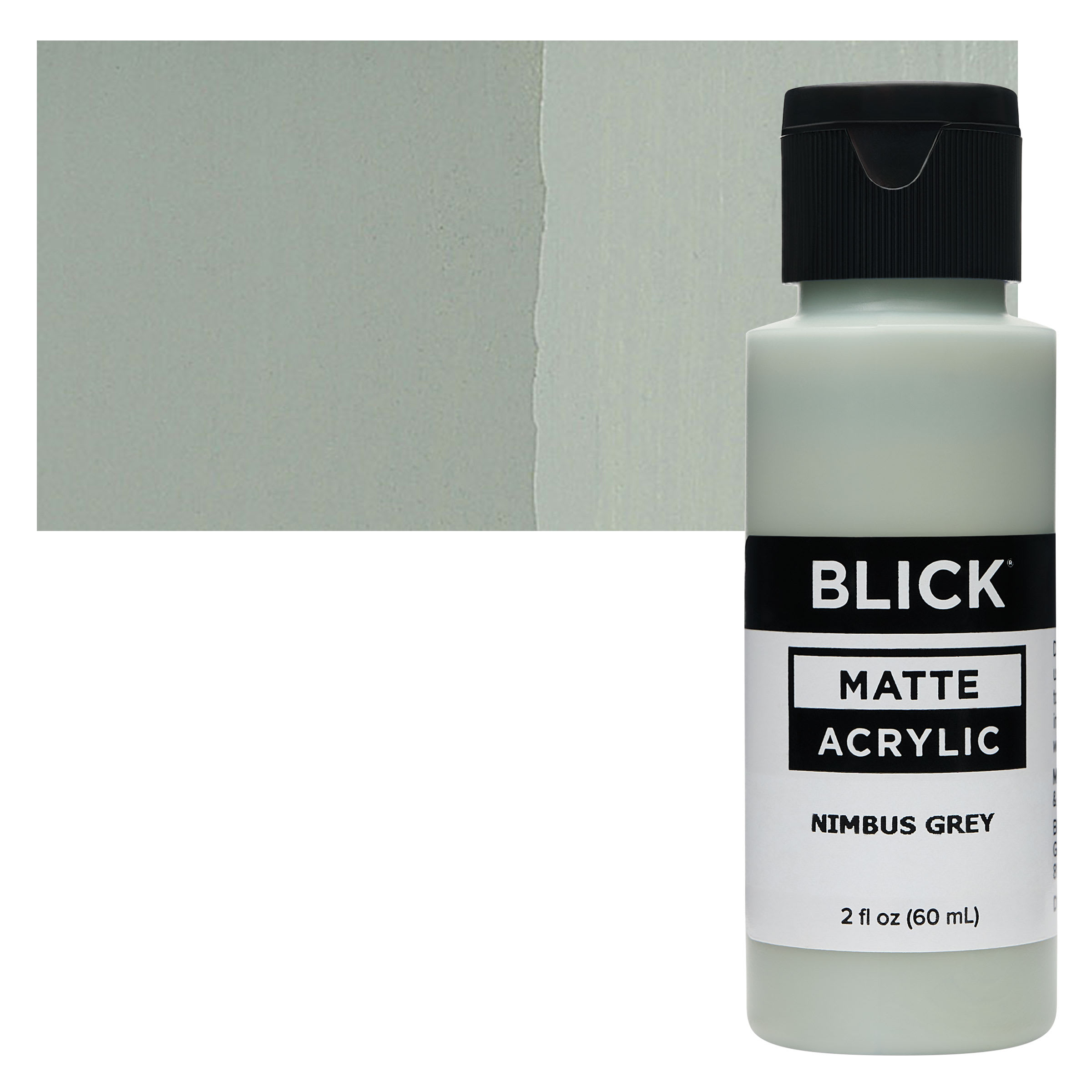 Blick Matte Acrylic - Nimbus Gray, 2 oz bottle