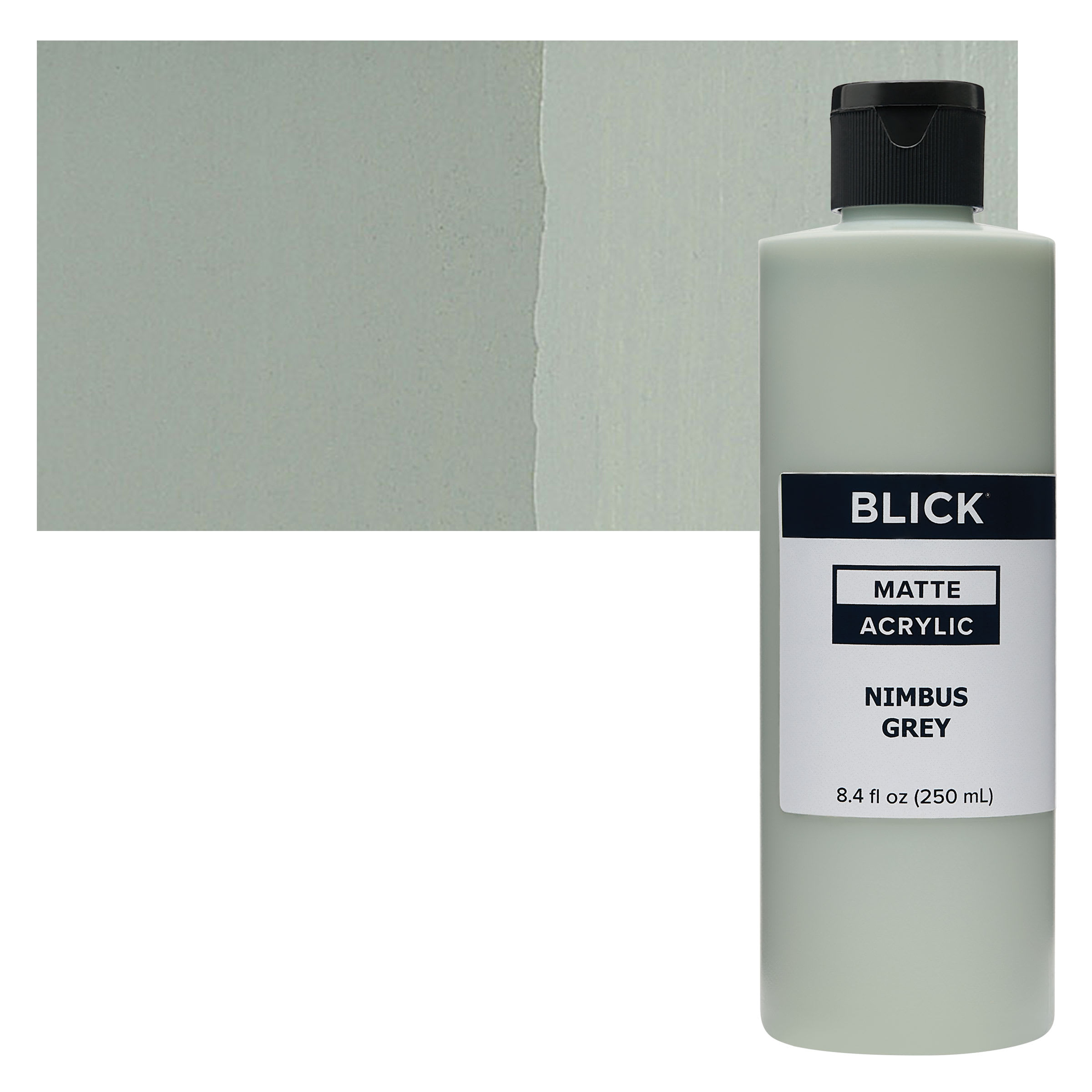 Blick Matte Acrylic - Nimbus Gray, 8 oz