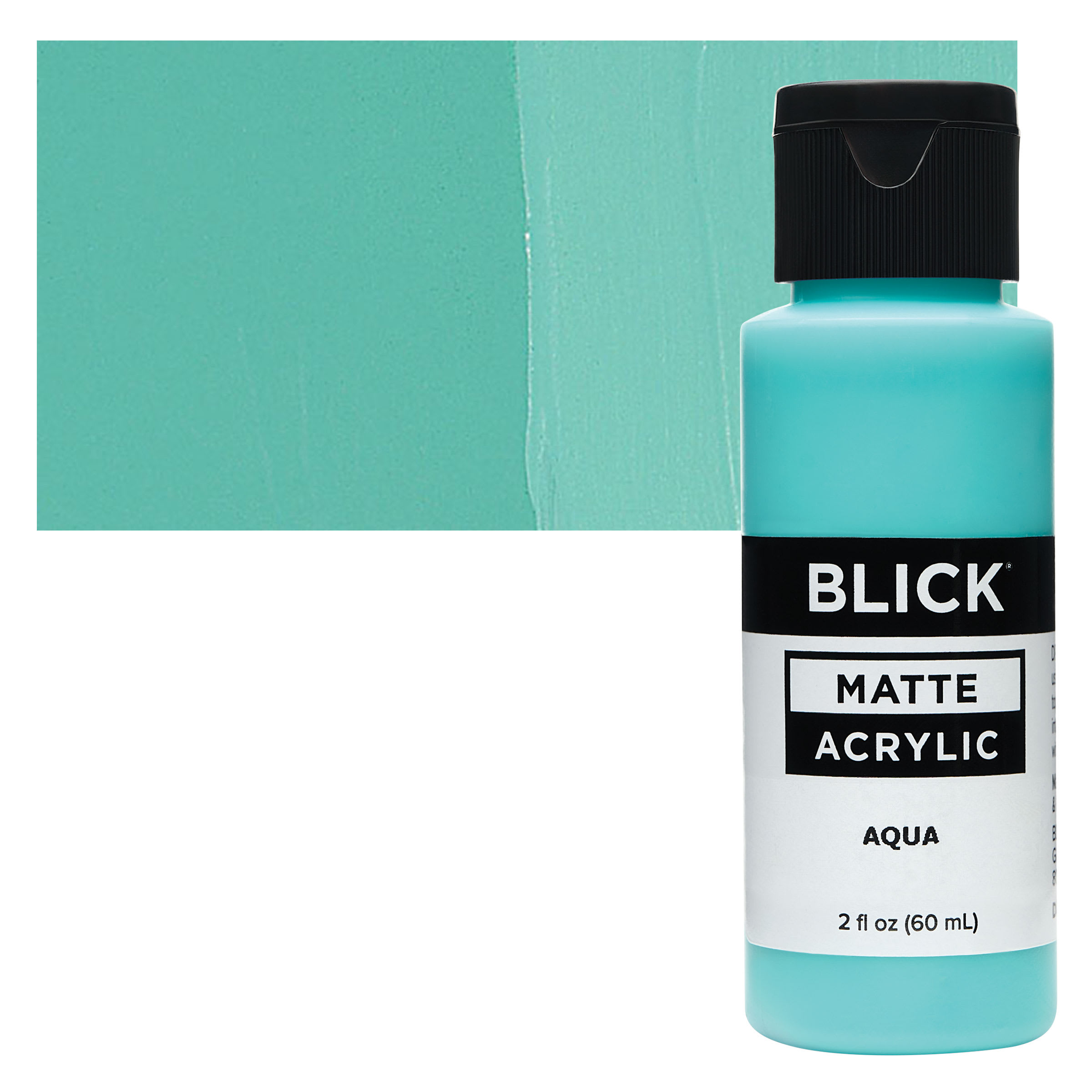 Blick Matte Acrylic - Aqua, 2 oz bottle