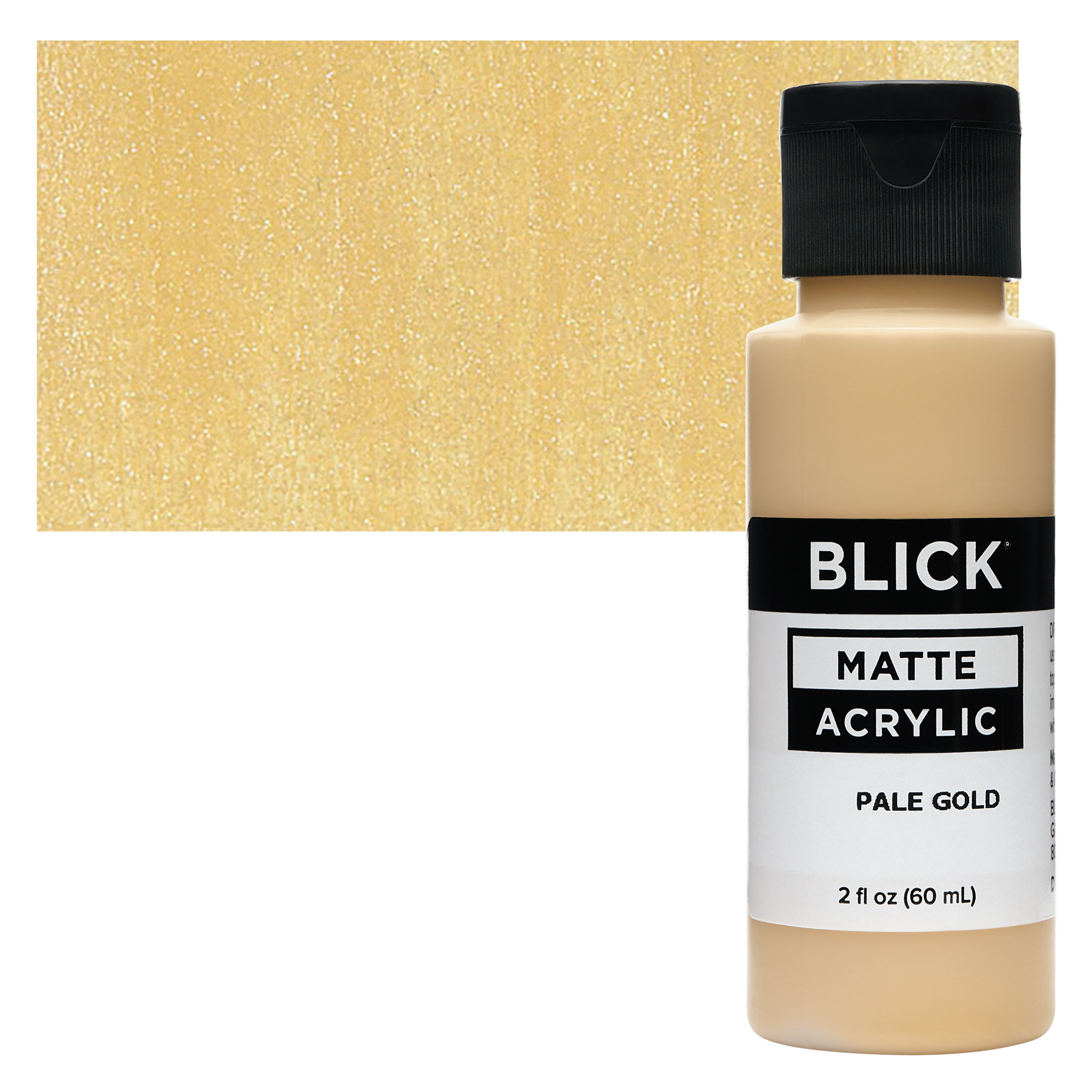 Blick Matte Acrylic - Pale Gold, 2 oz bottle