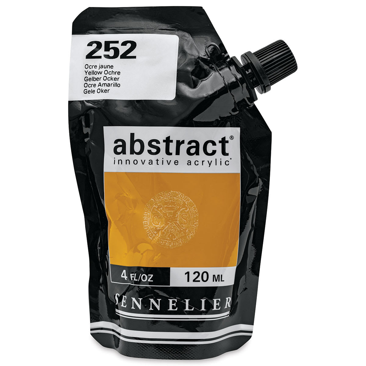 Sennelier Abstract Acrylic - Yellow Ochre, 120 ml pouch