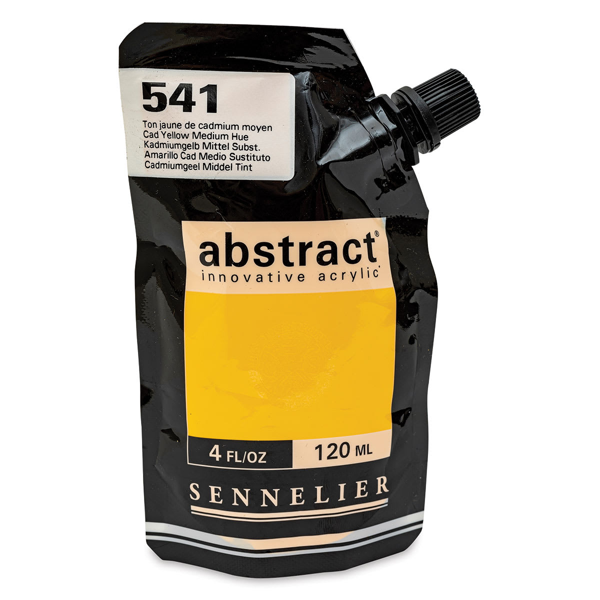 Sennelier Abstract Acrylic - Cadmium Yellow Medium Hue, 120 ml pouch