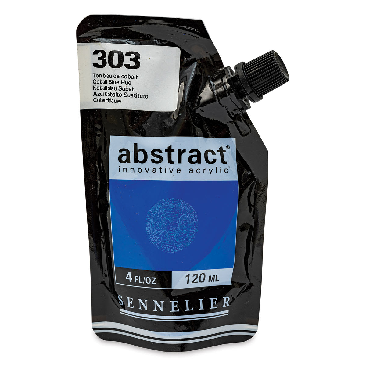 Sennelier Abstract Acrylic - Cobalt Blue Hue, 120 ml pouch