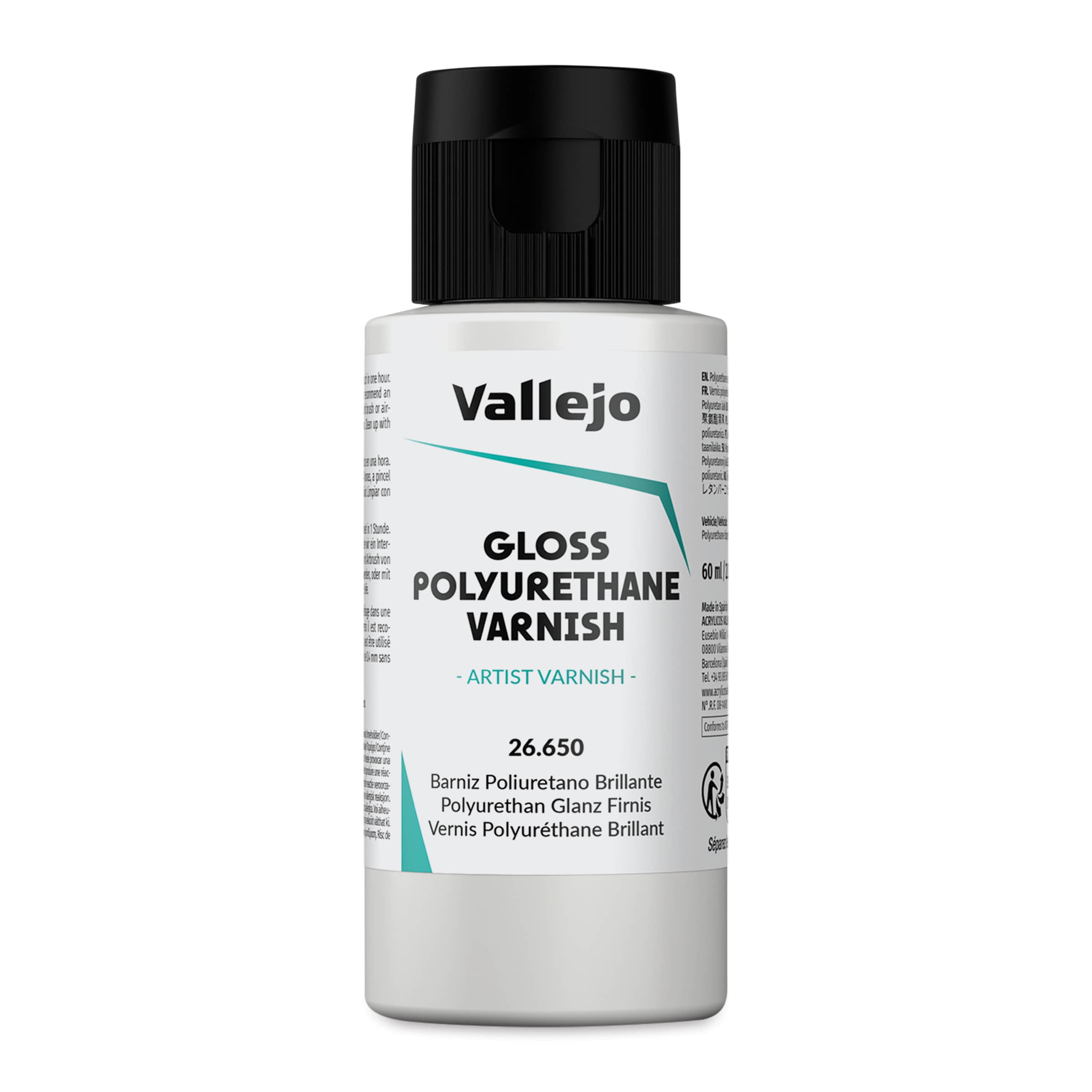 Vallejo Polyurethane Varnish - Gloss, 60 ml
