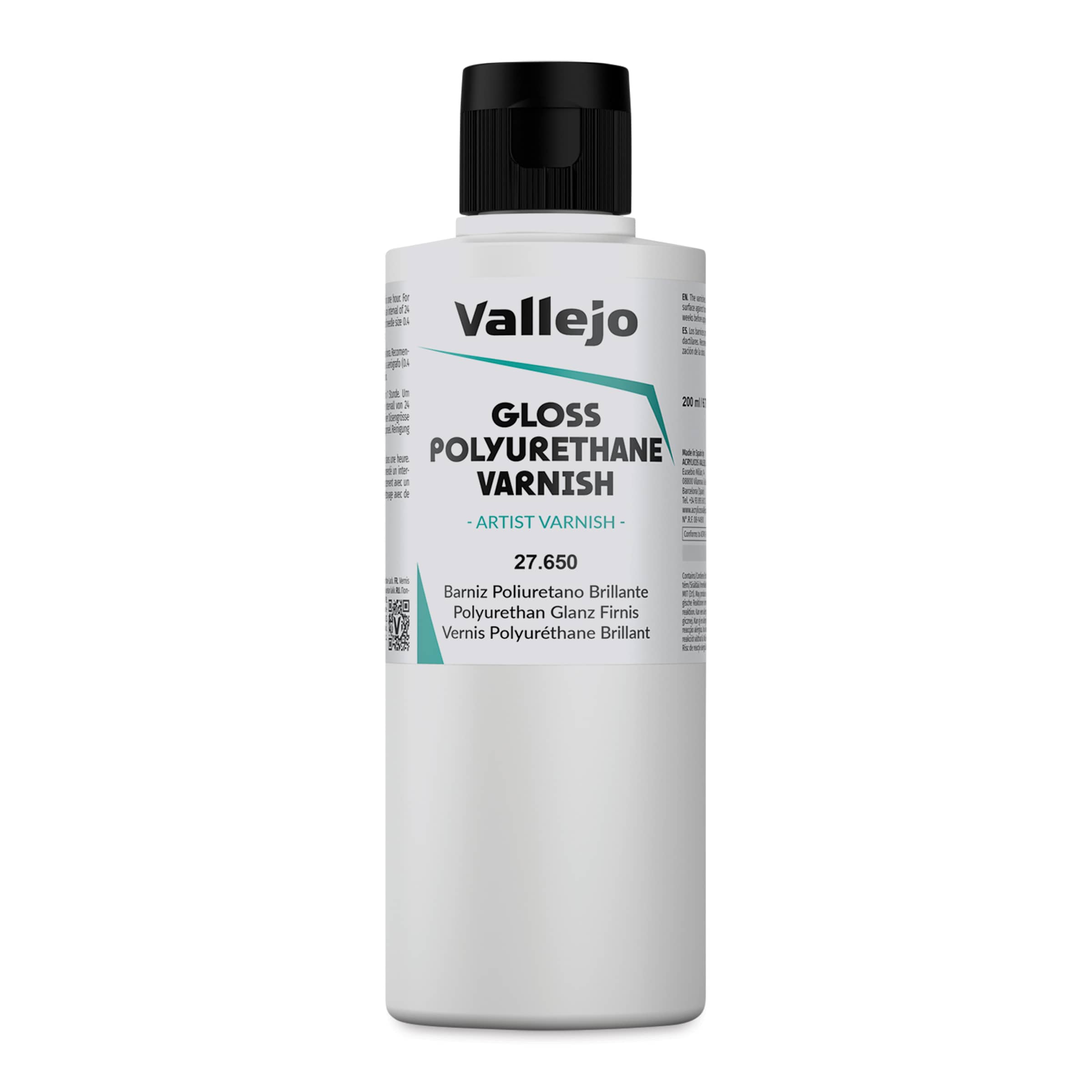 Vallejo Vallejo Waterbased Polyurethane Varnish 200mL - Gloss