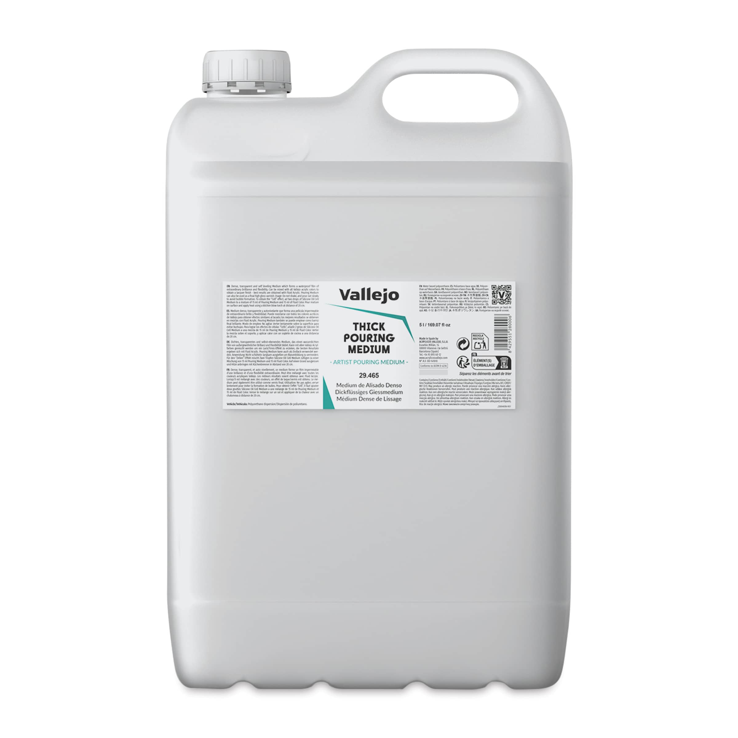 Vallejo Acrylic Pouring Medium - 5 liter
