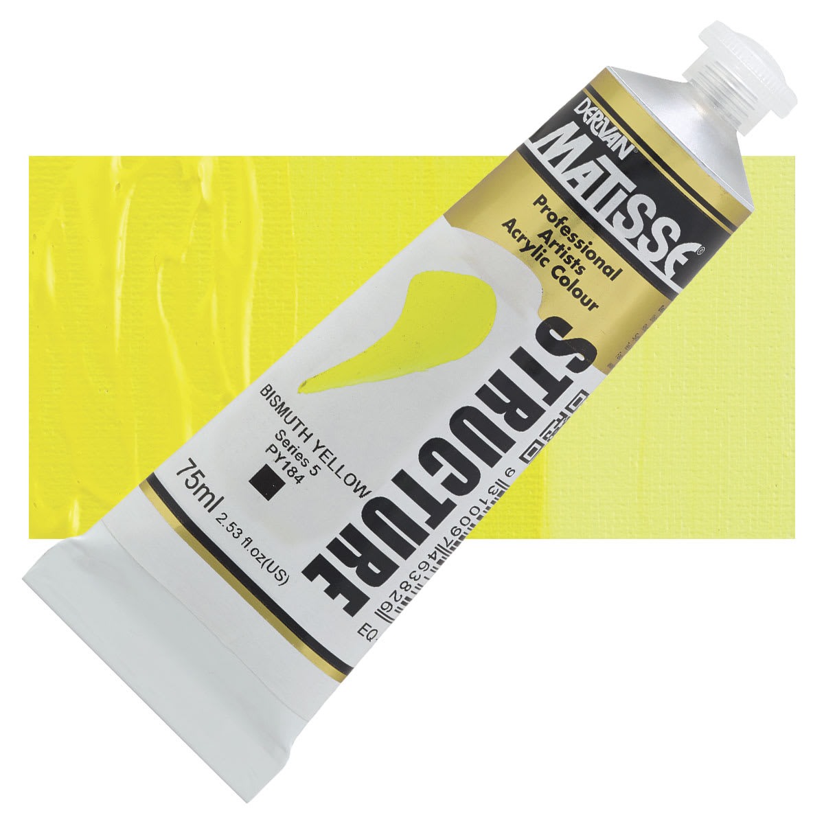 Matisse Structure Paint - Bismuth Yellow, 75 ml