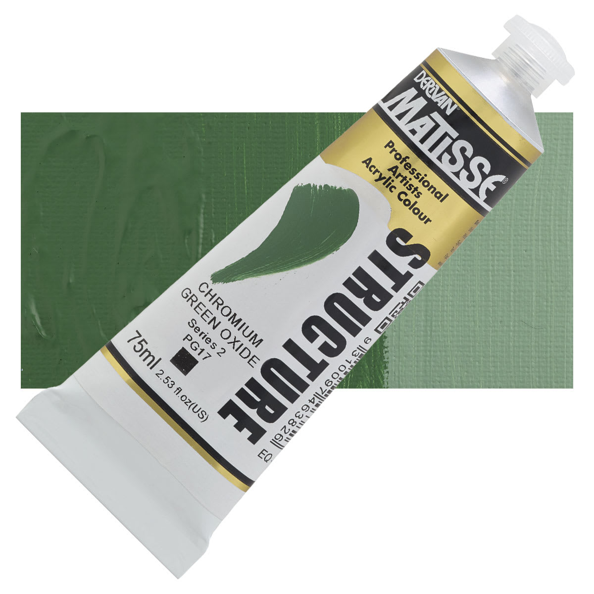 Matisse Structure Paint - Chromium Green Oxide, 75 ml