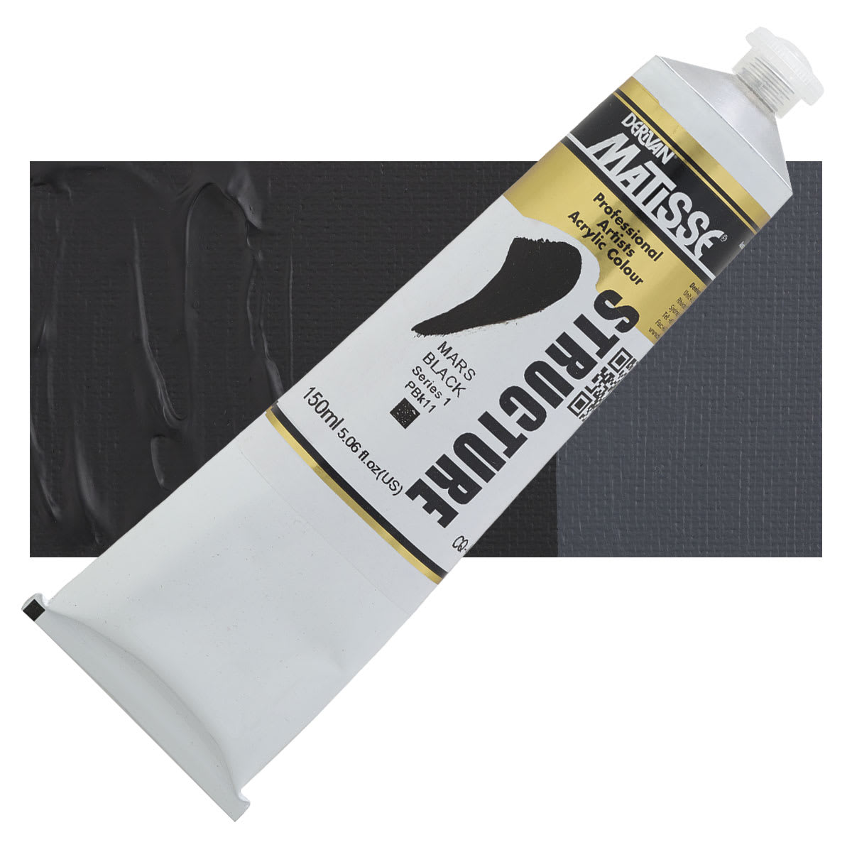 Matisse Structure Paint - Mars Black, 150 ml