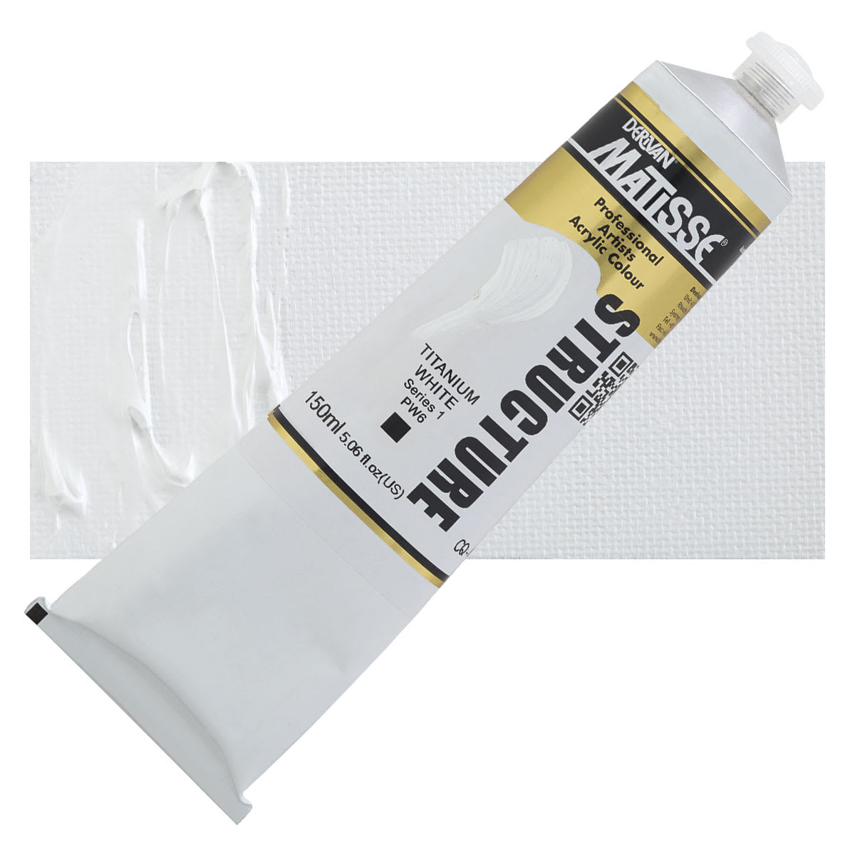 Matisse Structure Paint - Titanium White, 150 ml