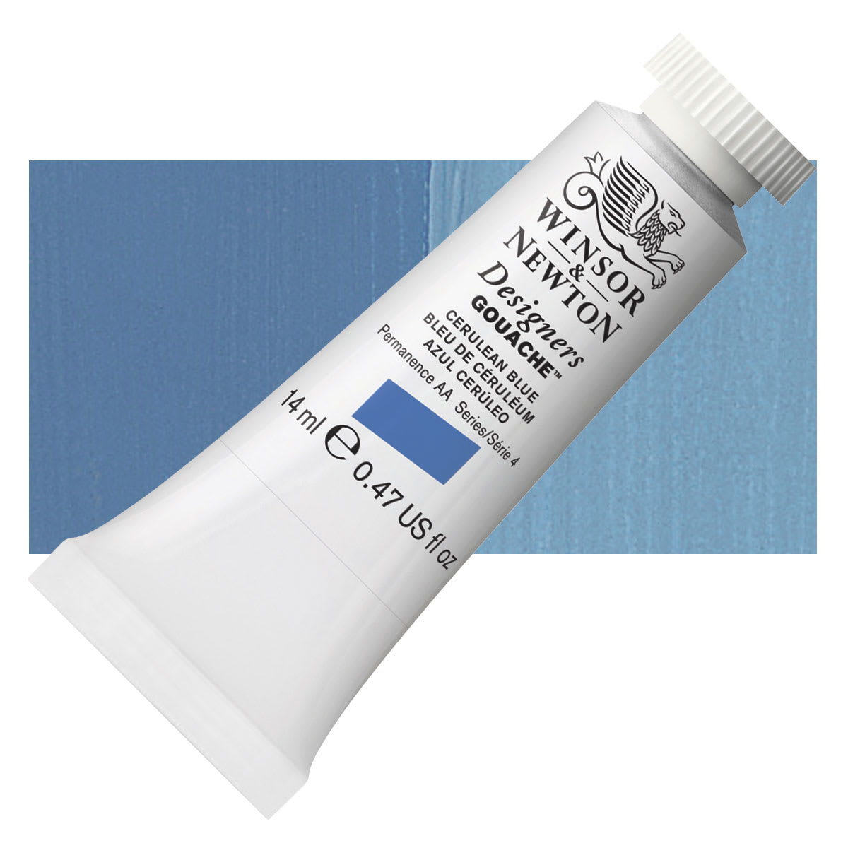 Winsor & Newton Designers Gouache - Cerulean Blue, 14 ml tube