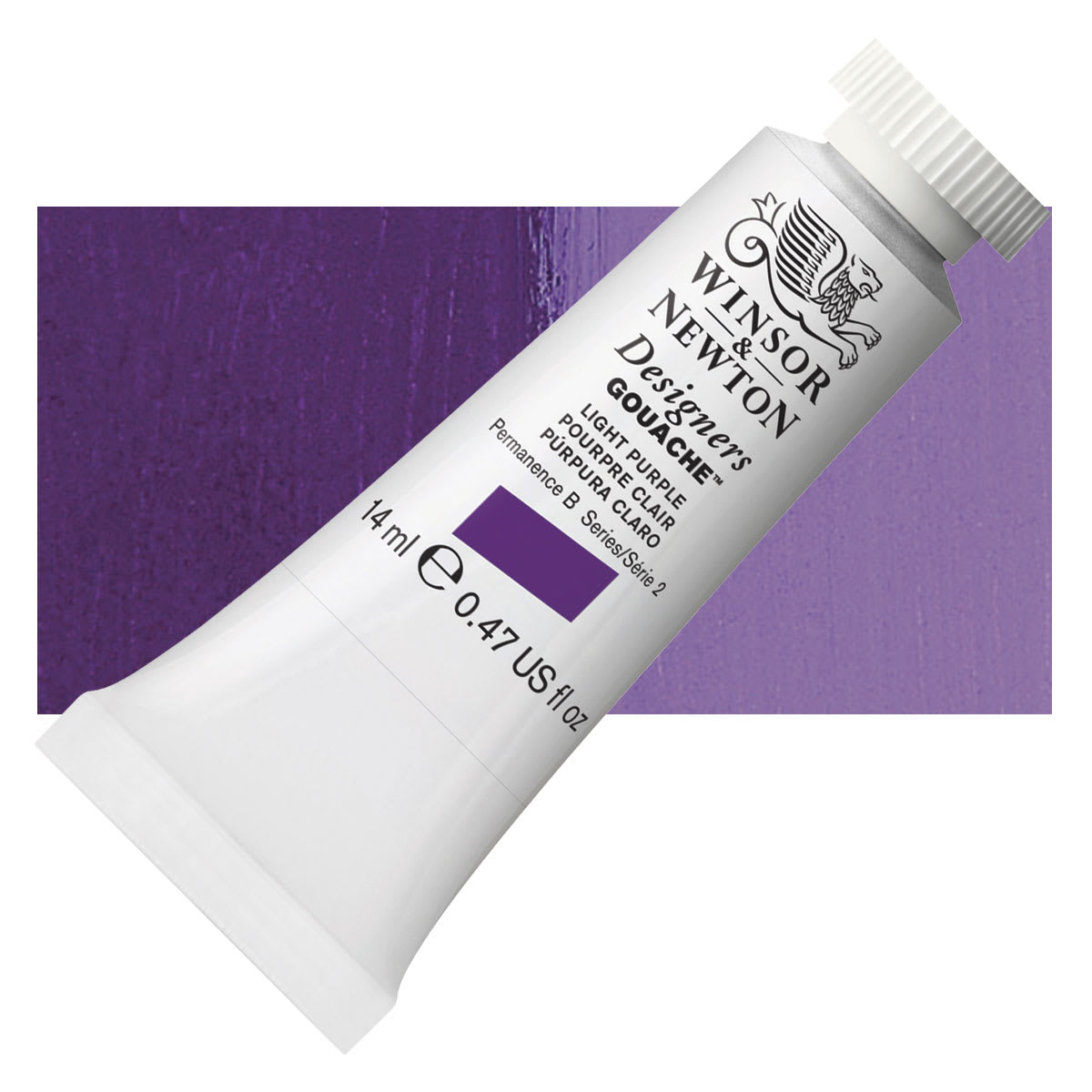 Winsor & Newton Designers Gouache - Light Purple, 14 ml tube