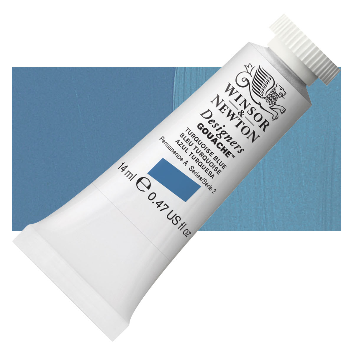 Winsor & Newton Designers Gouache - Turquoise Blue, 14 ml tube