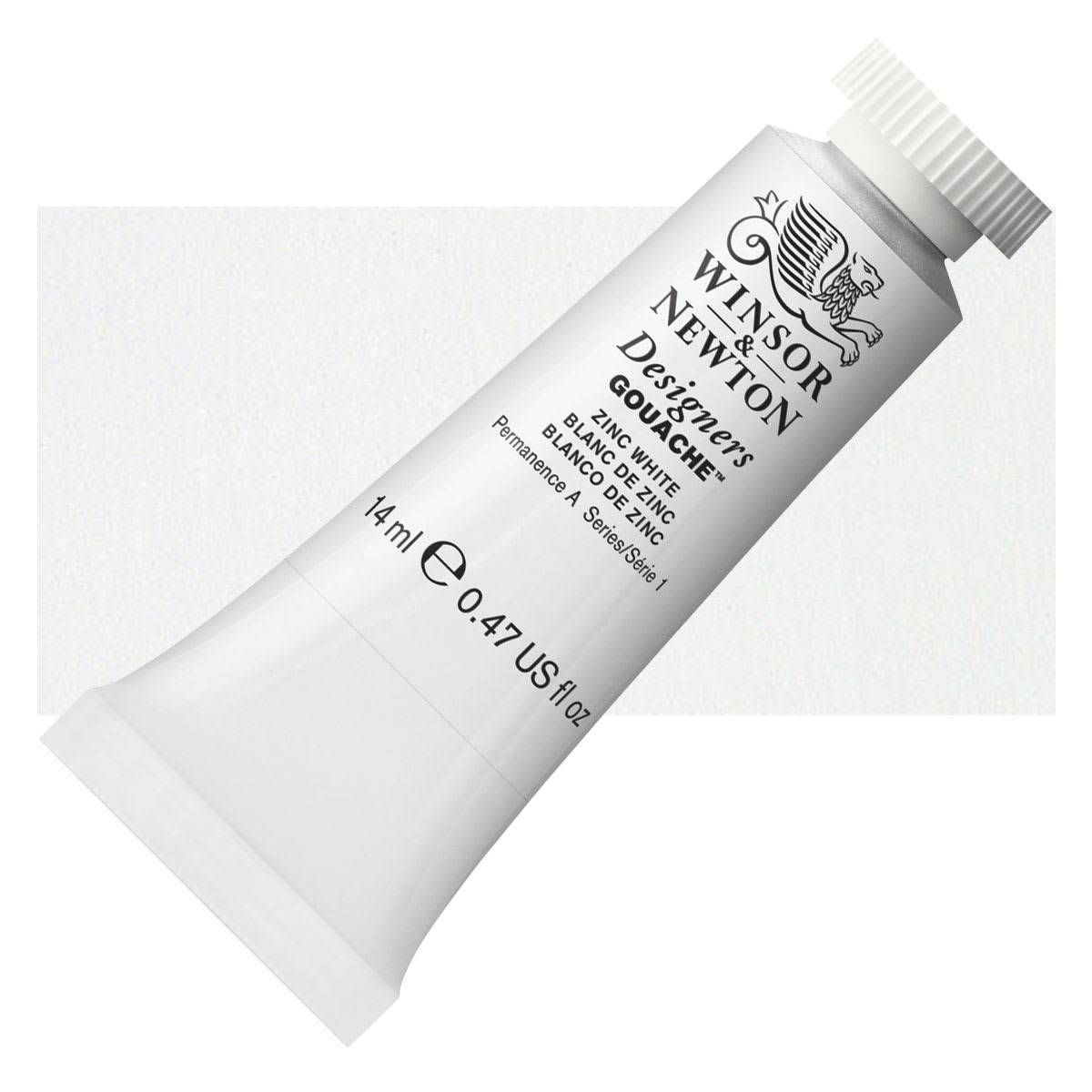 Winsor & Newton Designers Gouache - Zinc White, 14 ml tube