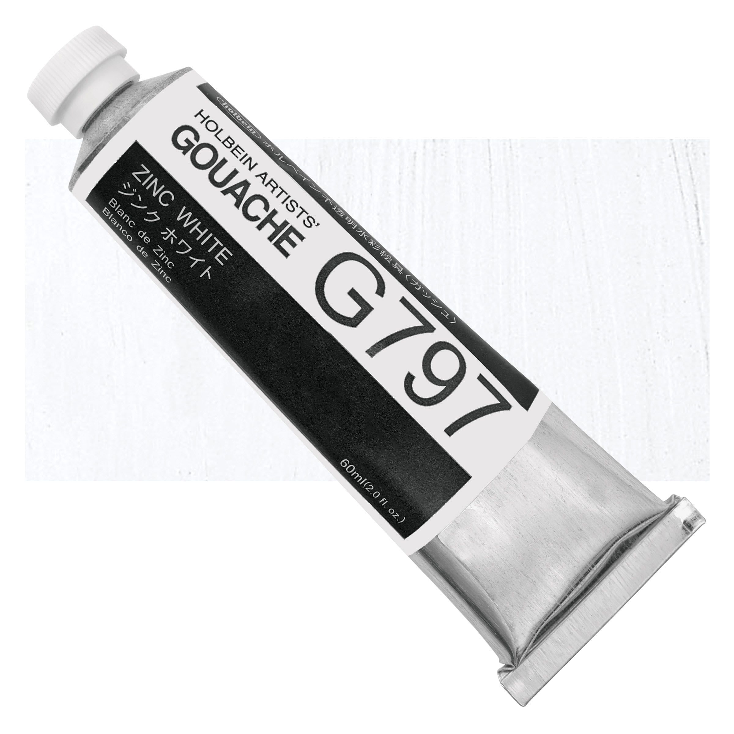 Holbein Artists' Gouache - Zinc White, 60 ml tube