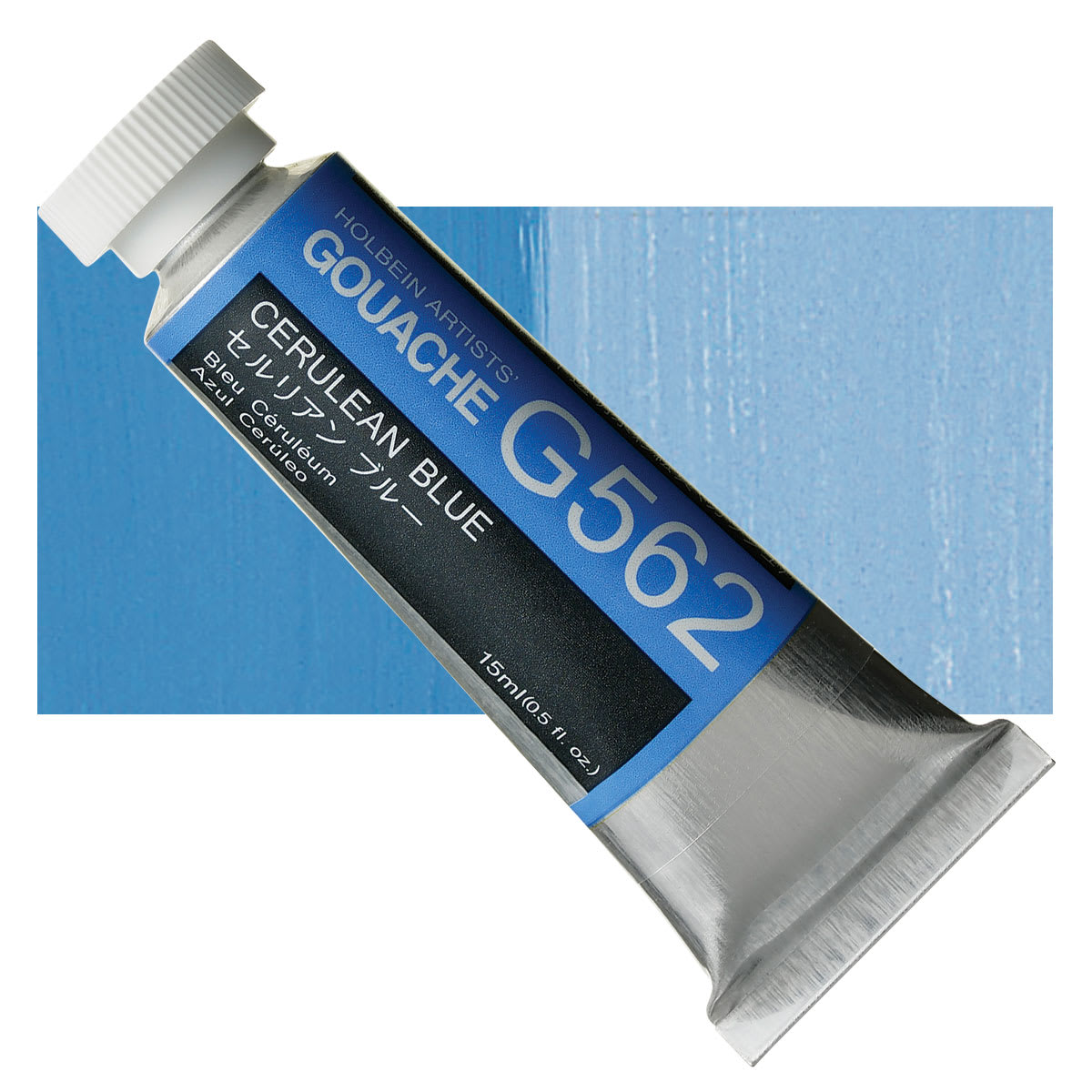 Holbein Artists' Gouache - Cerulean Blue, 15 ml tube