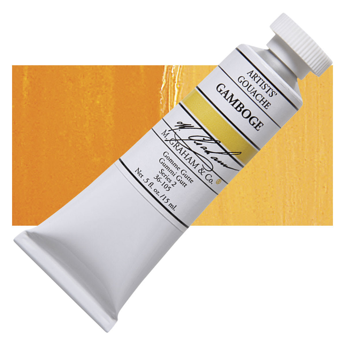 M. Graham Artists' Gouache - Gamboge, 15 ml tube