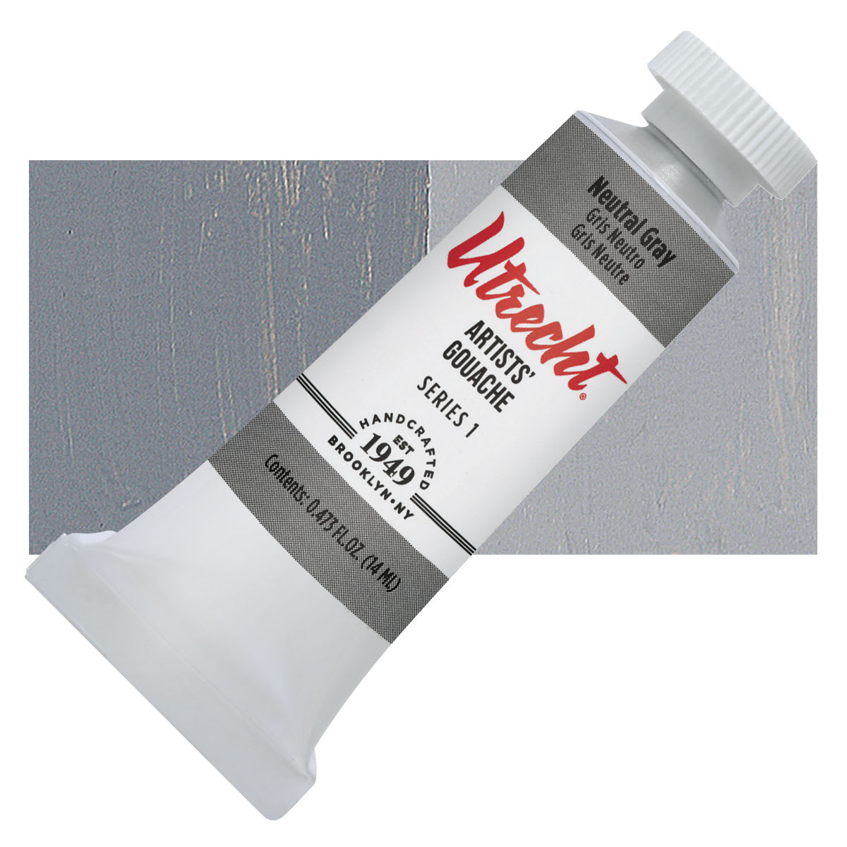 Utrecht Artists' Gouache - Neutral Gray, 14 ml tube