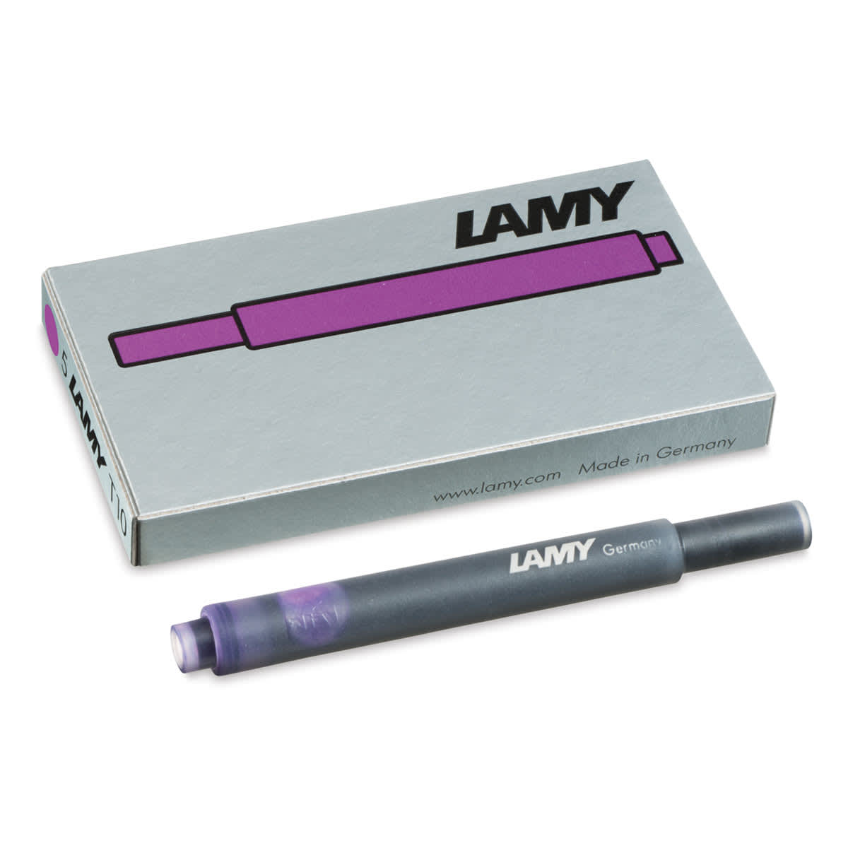 Lamy T10 Giant Ink Cartridges - Violet, Pkg of 5
