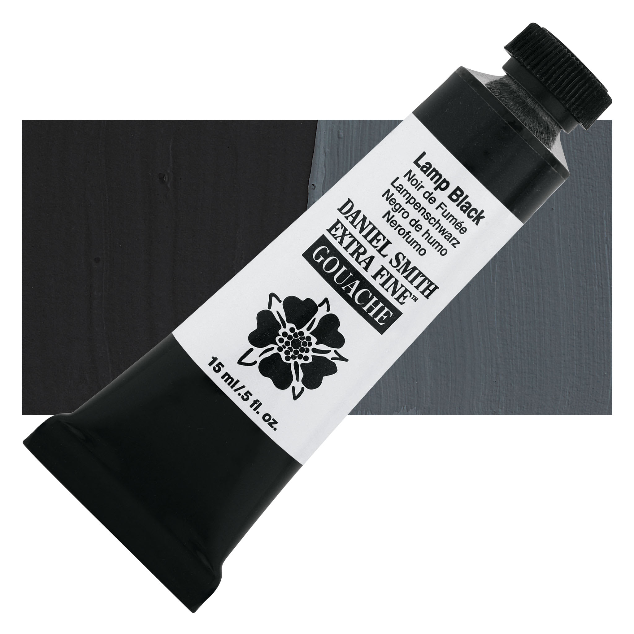 Daniel Smith Extra Fine™ Gouache Paint in Lamp Black | 0.5 fl oz