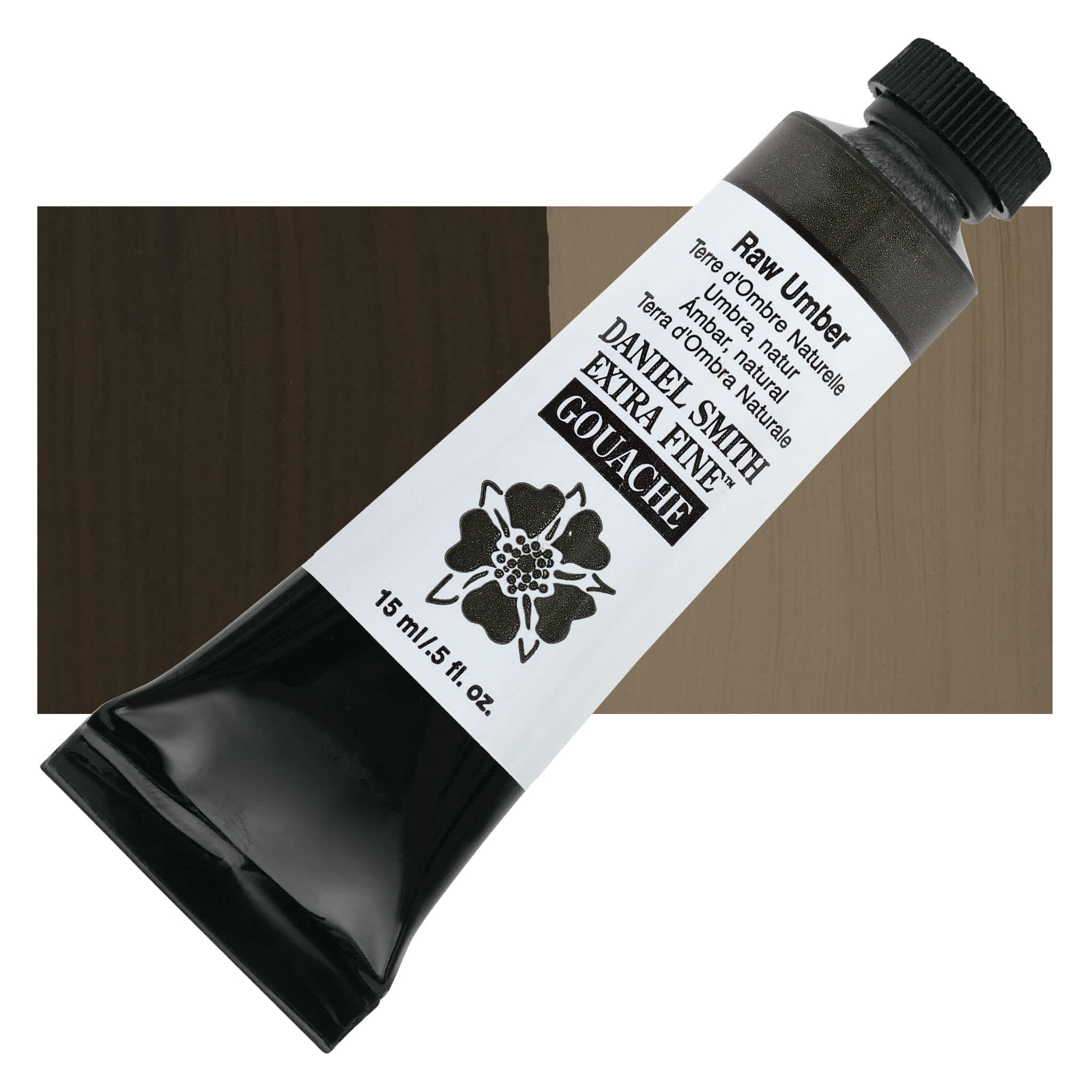 Daniel Smith Extra Fine Gouache - Raw Umber, 15 ml (0.5 oz)