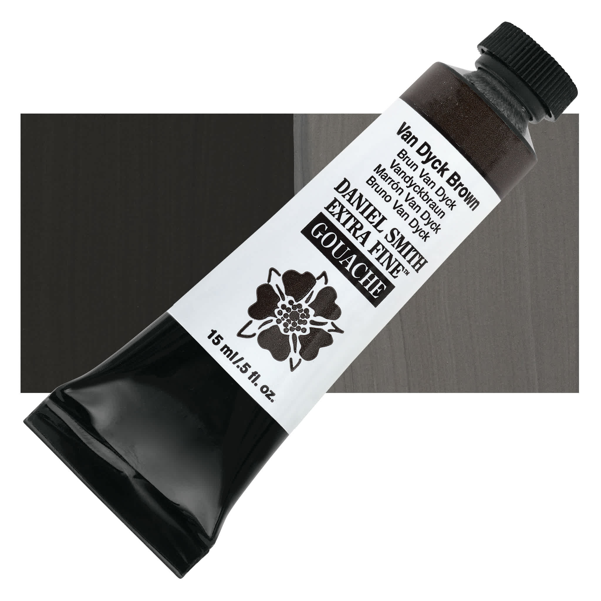 Daniel Smith Extra Fine Gouache - Van Dyck Brown, 15 ml Tube