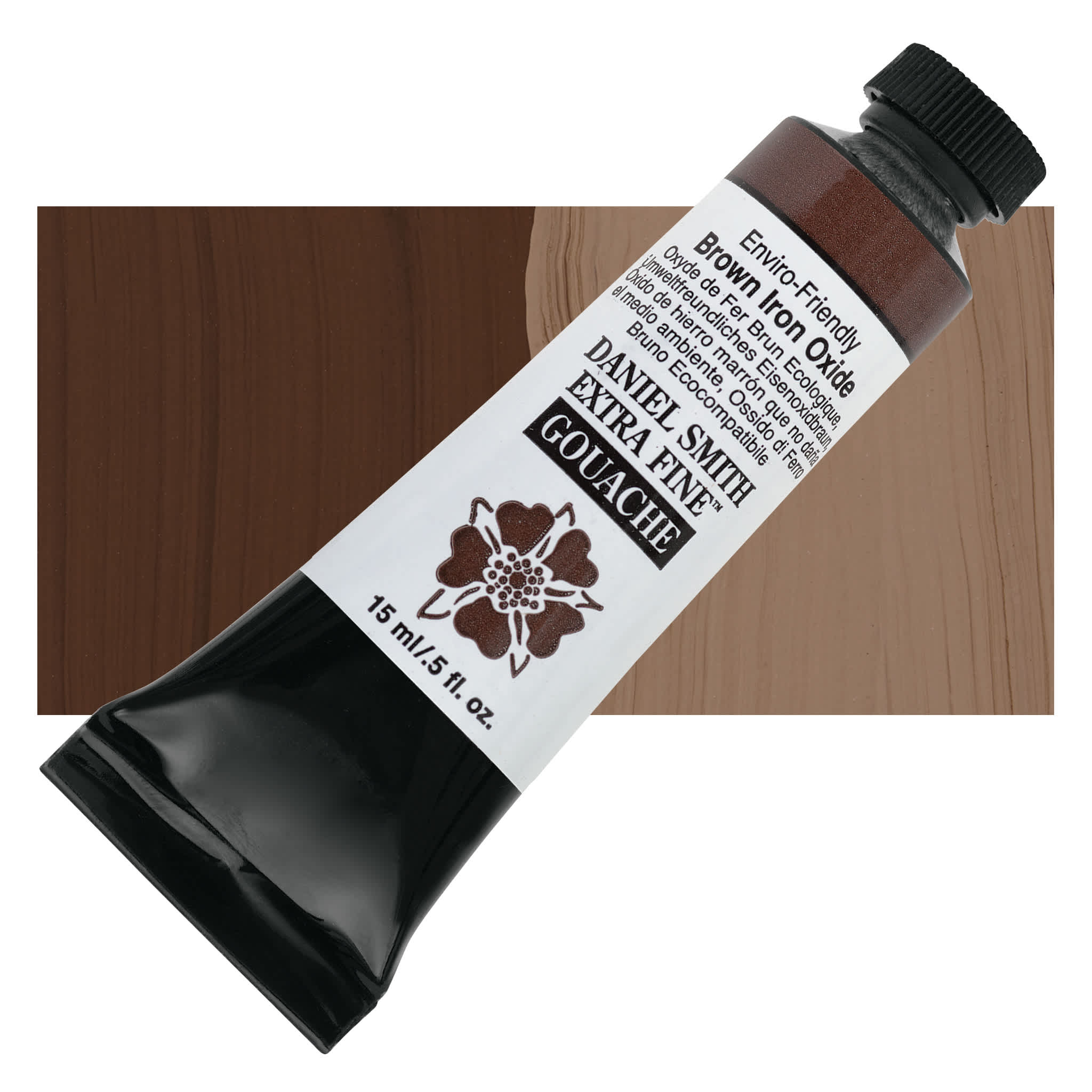 Daniel Smith Extra Fine Gouache - Brown Iron Oxide, Enviro-Friendly, 15 ml