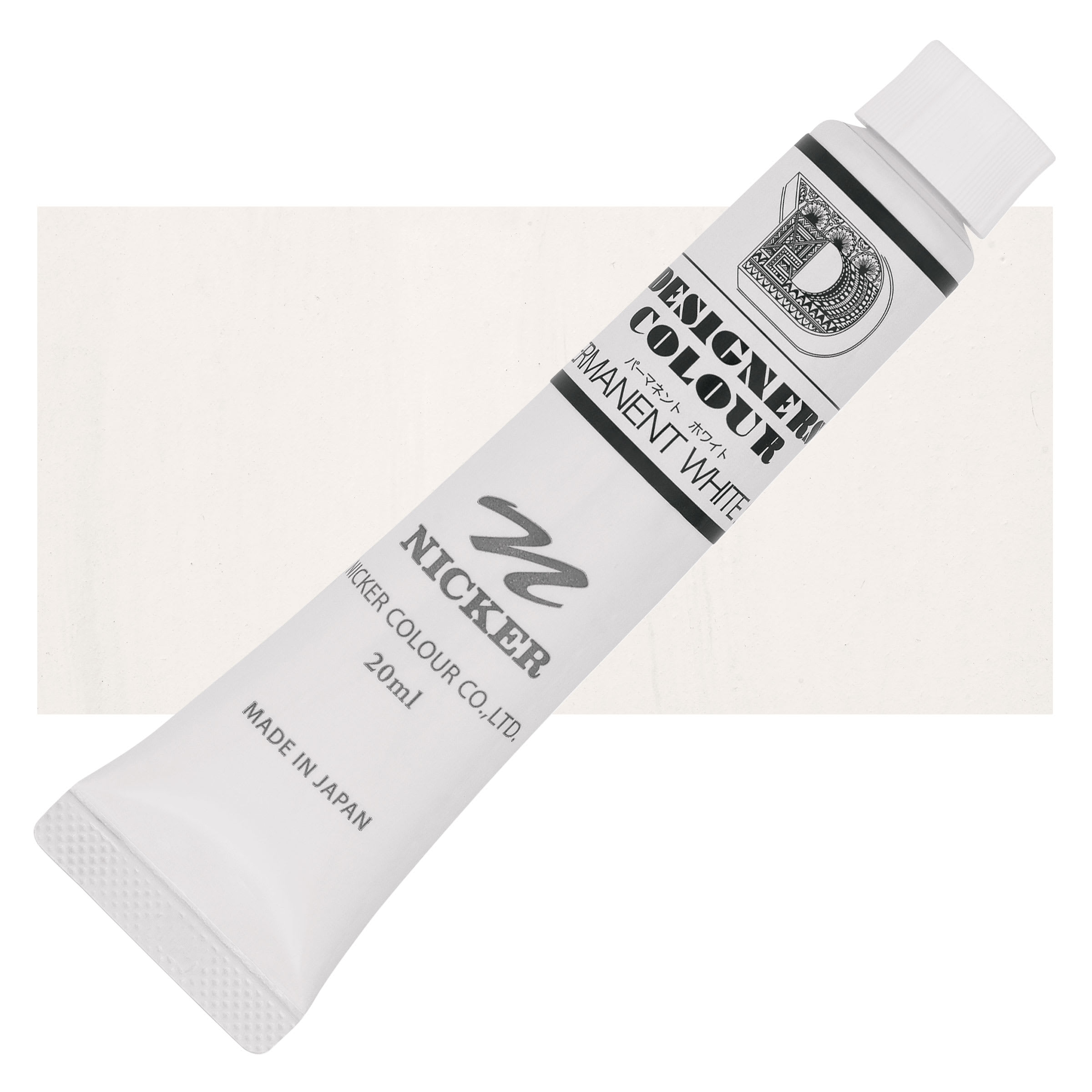 Nicker Designers Color Gouache - Permanent White, 20 ml