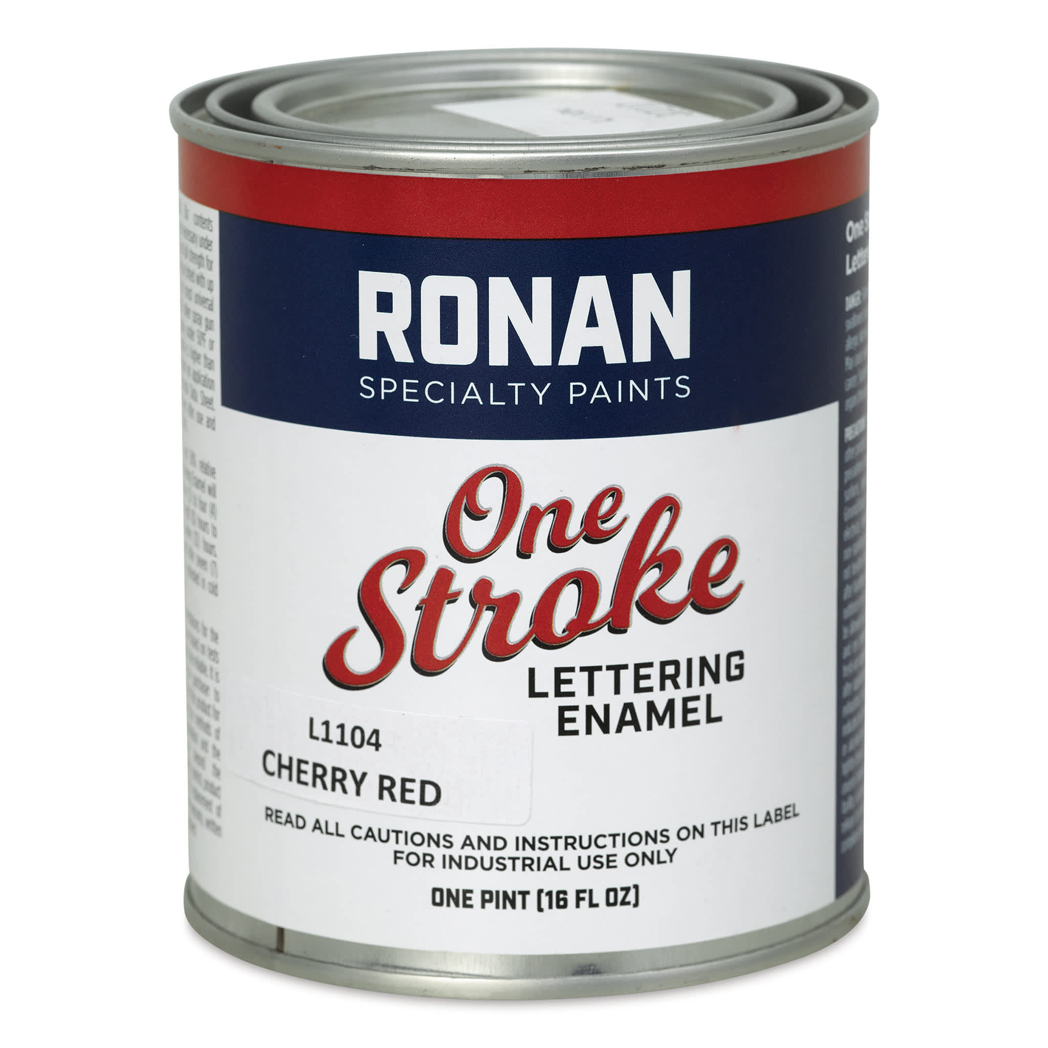 Ronan One Stroke Lettering Enamel - Cherry Red, Pint