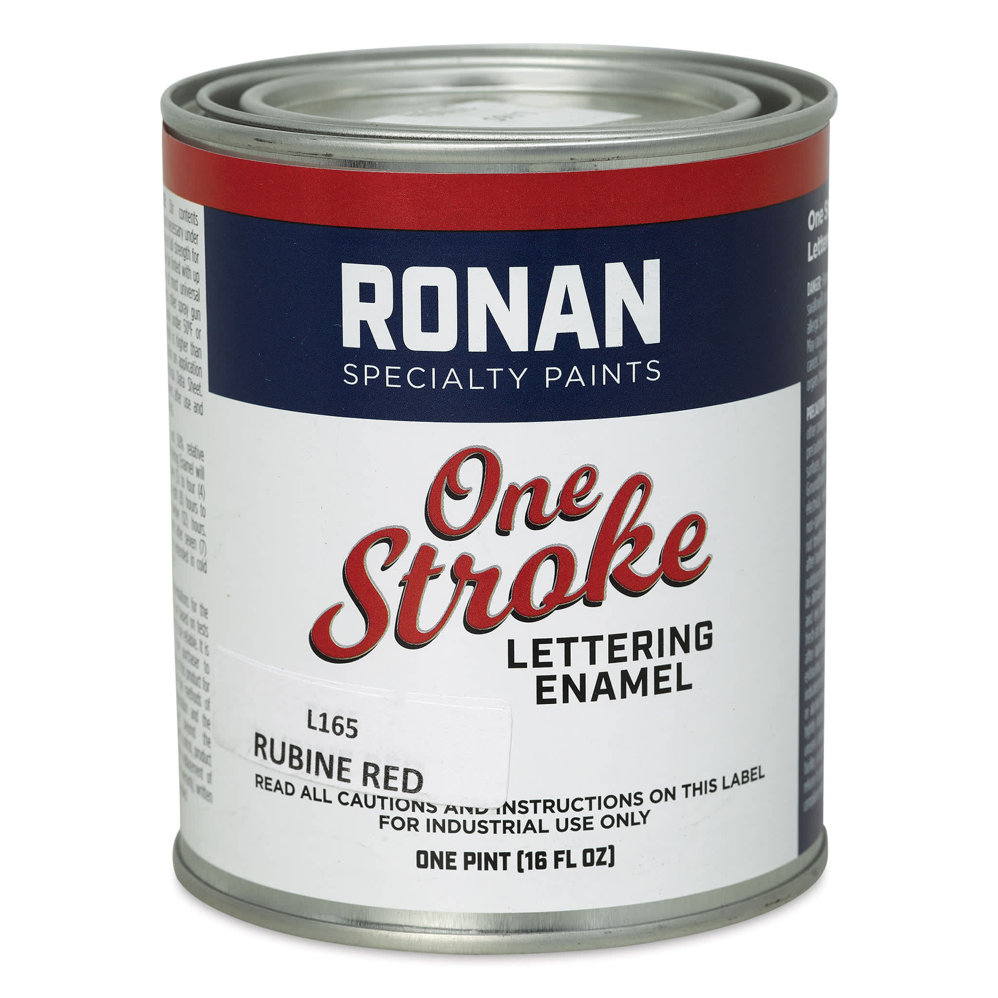 Ronan One Stroke Lettering Enamel - Rubine Red, Pint