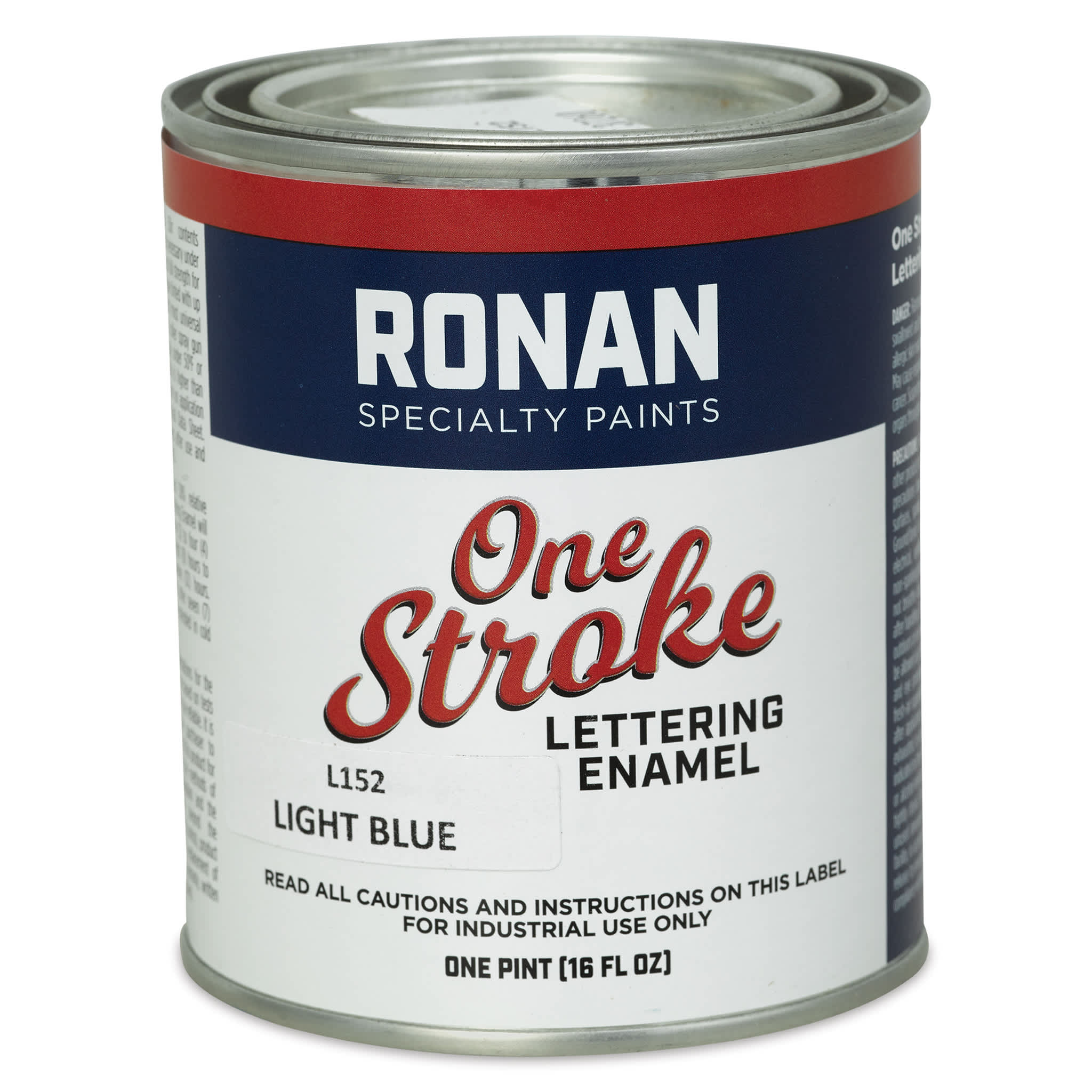Ronan One Stroke Lettering Enamel - Light Blue, Pint