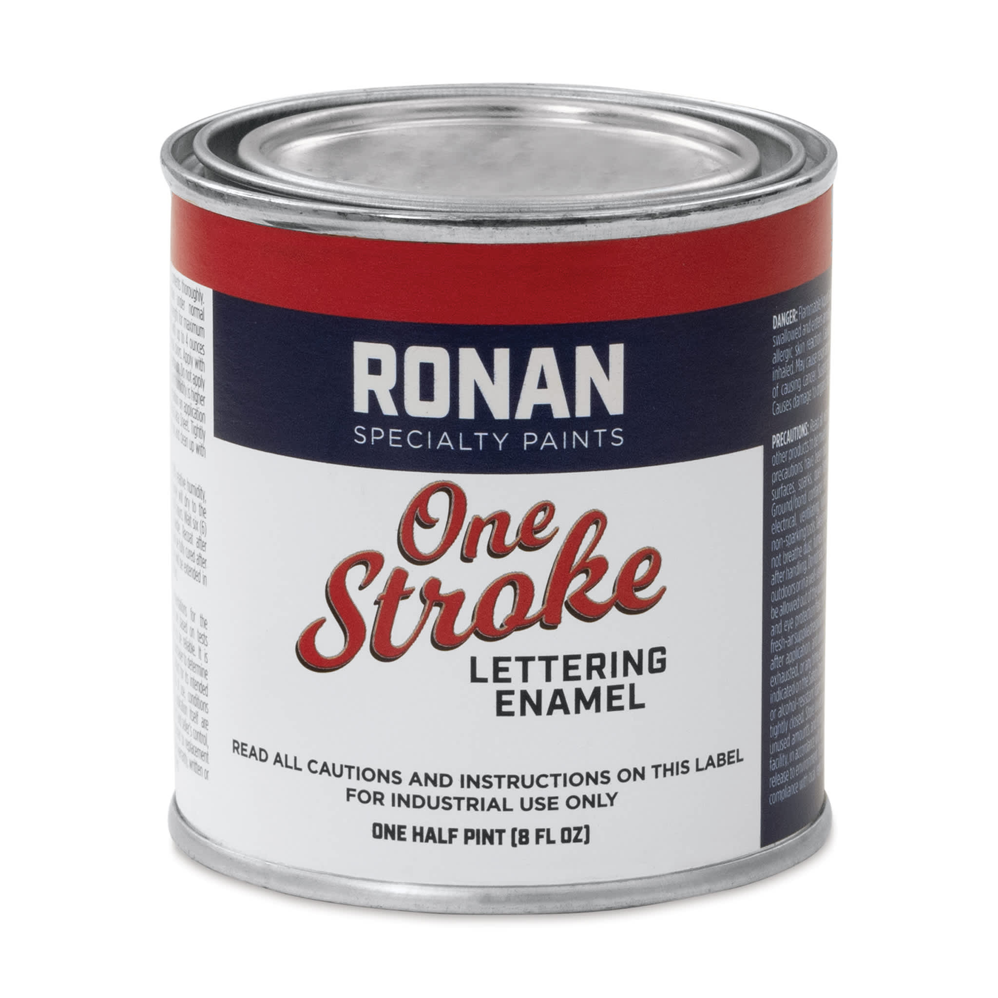 Ronan One Stroke Lettering Enamel - Gold Metallic, Half Pint