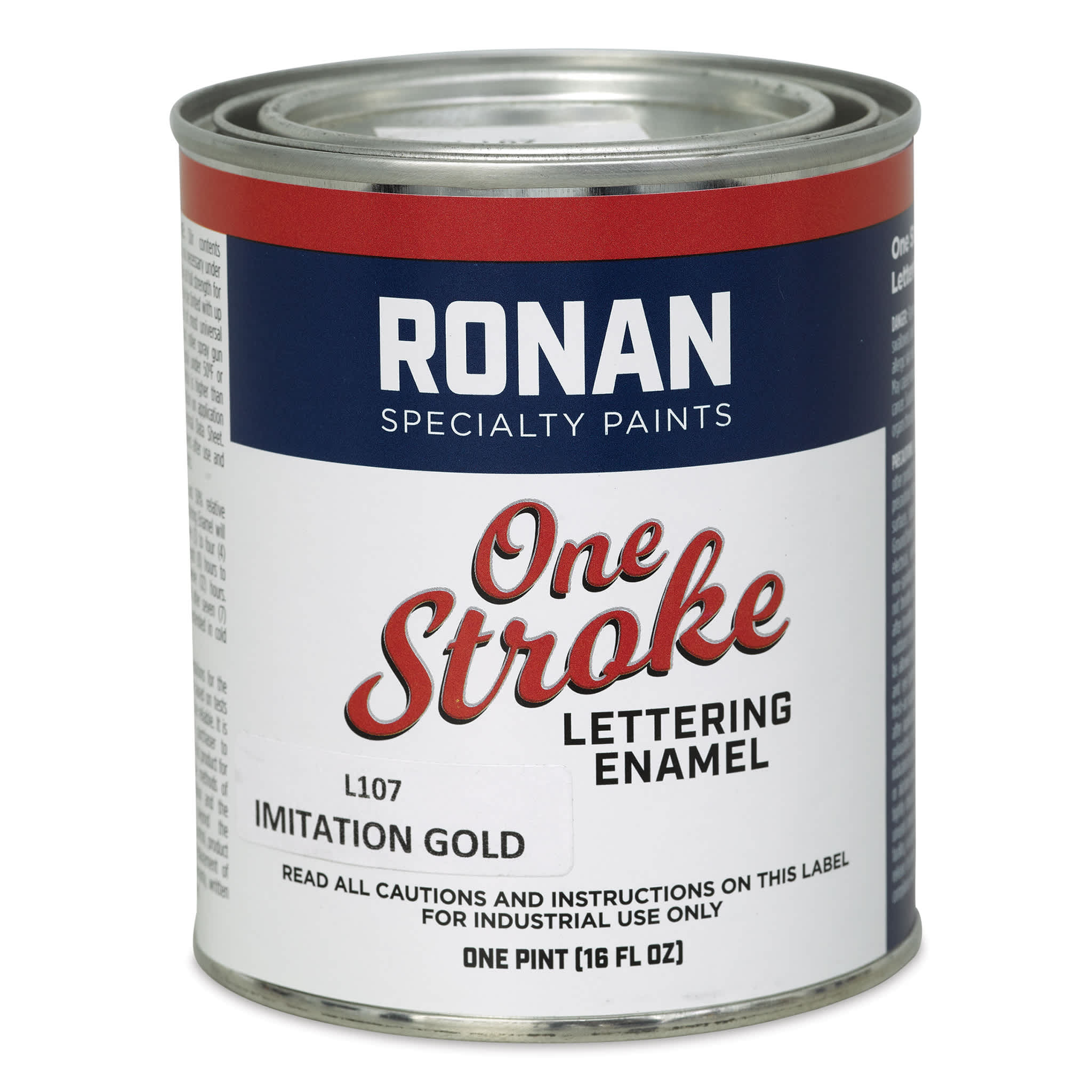 Ronan One Stroke Lettering Enamel - Imitation Gold, Pint