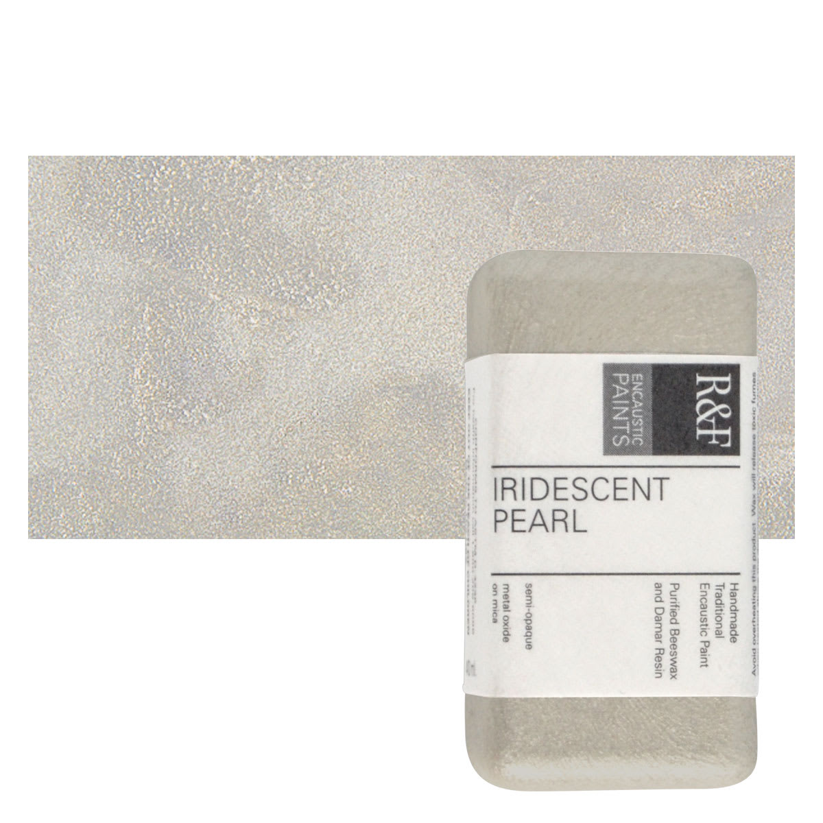 R And F Handmade Paints Encaustic Paint Iridescent Pearl 40 Ml