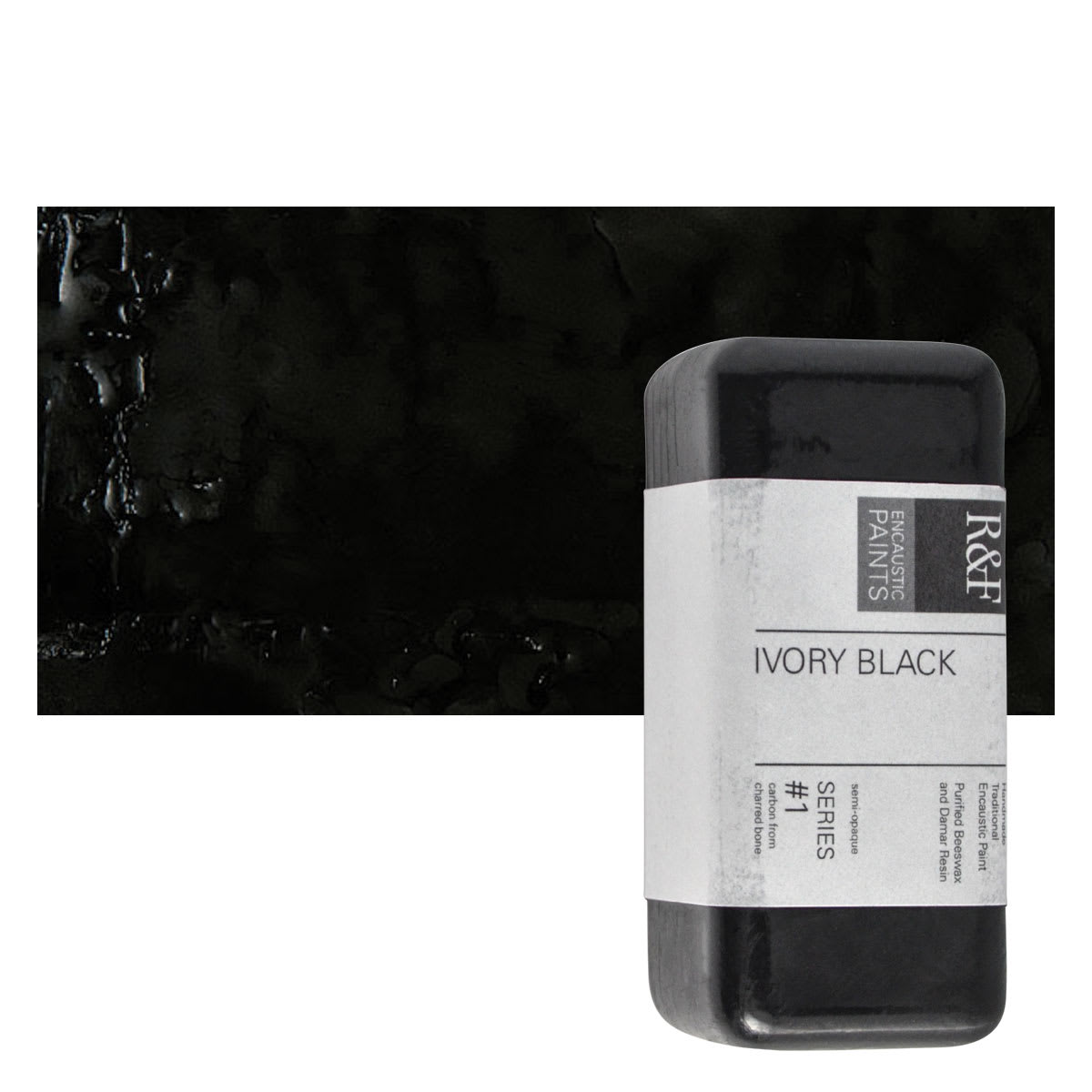 R And F Handmade Paints Encaustic Paint Ivory Black 104 Ml