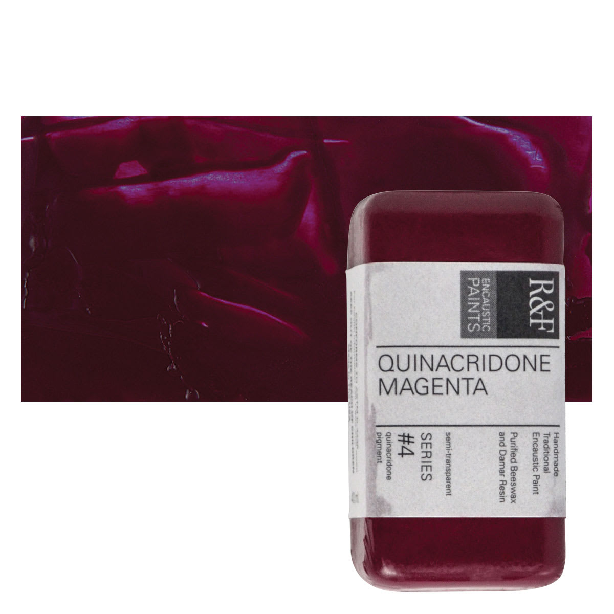 R And F Handmade Paints Encaustic Paint Quinacridone Magenta 40 Ml